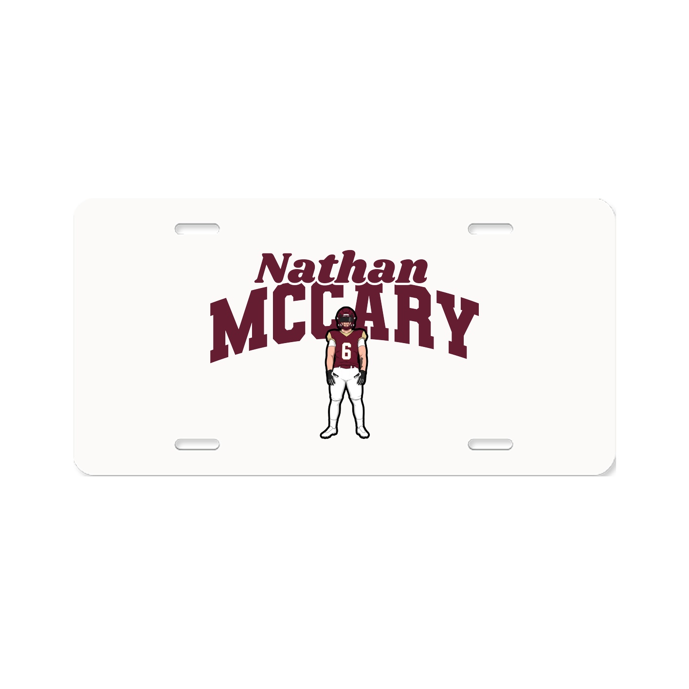 License Plate — Signature Arch in Classic