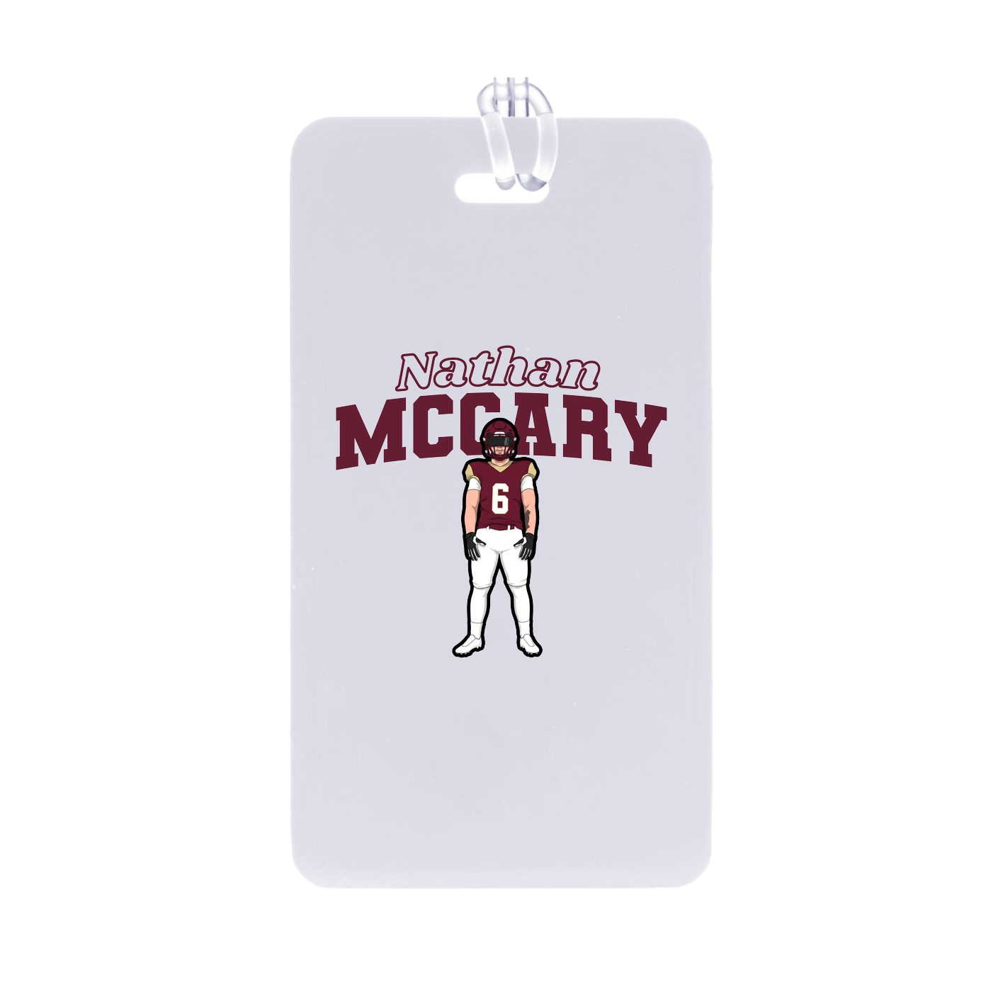 Bag Tag — Name Arch in Classic