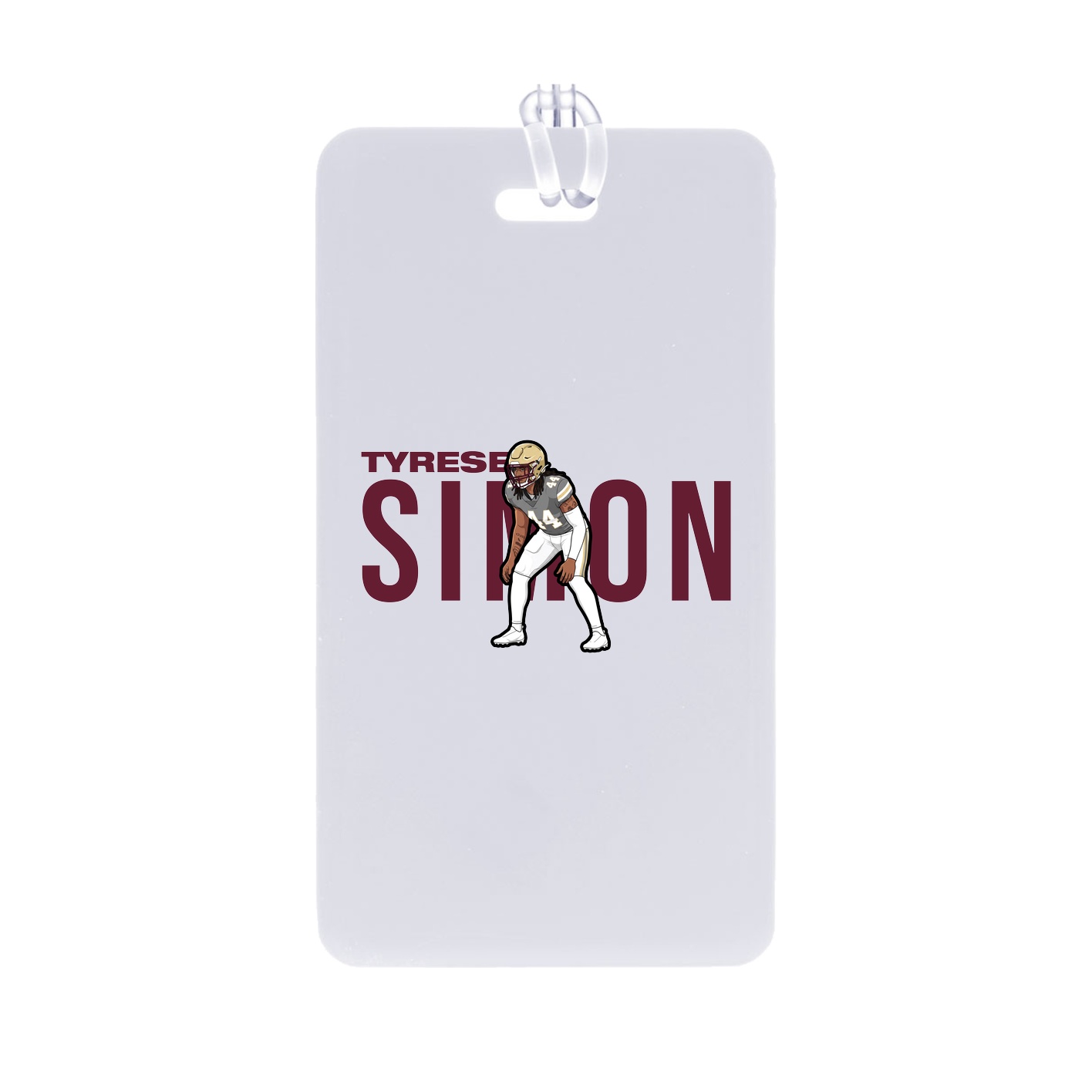 Bag Tag — Player Name in Classic