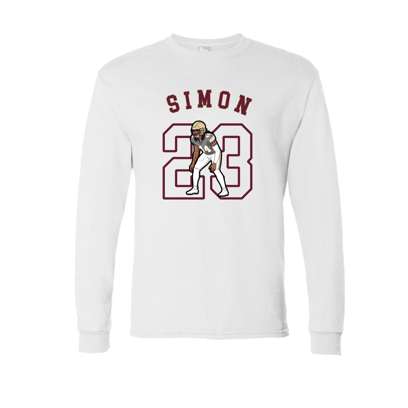 Long Sleeve Tee — Shirsey Arch in White