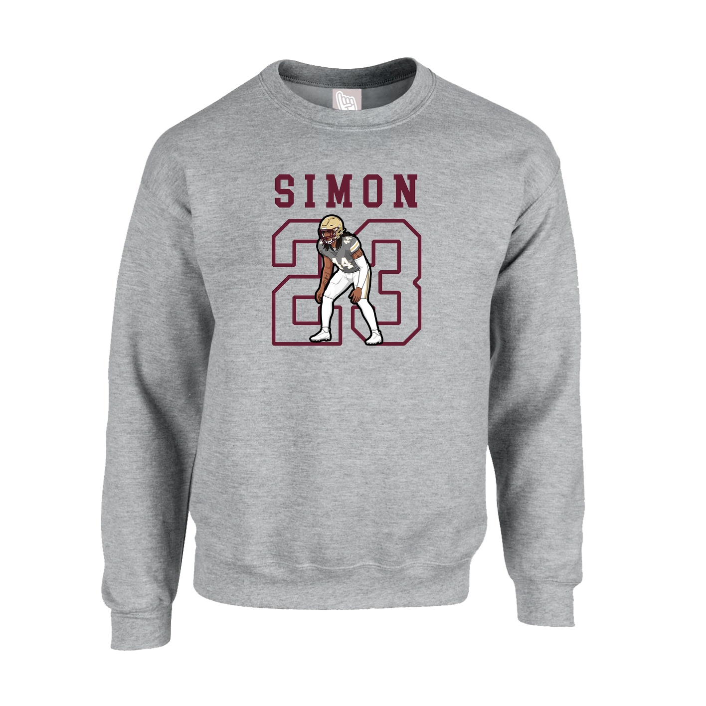Fleece Crew — Shirsey in Grey