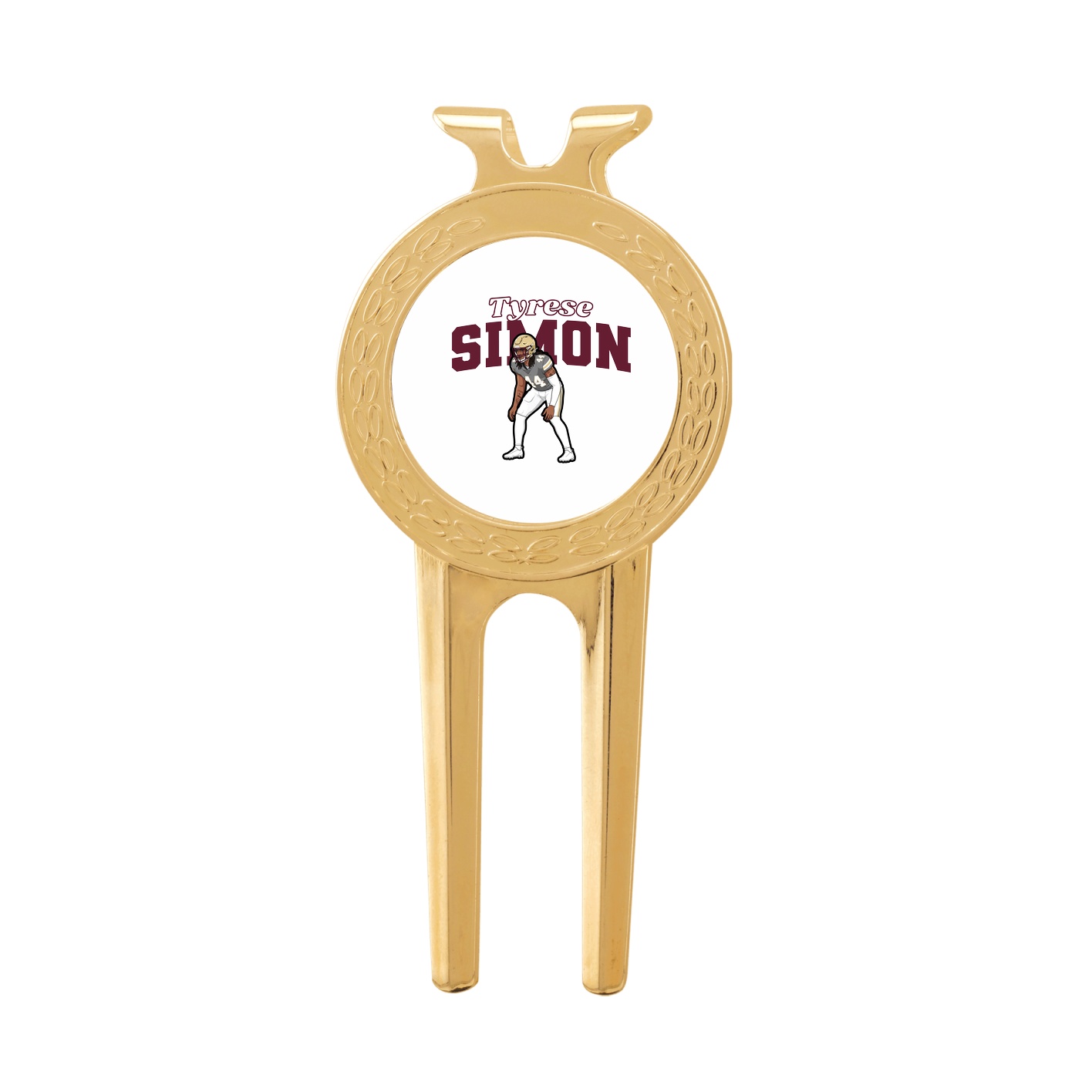Divot Tool with Ball Marker — Name Arch in Classic