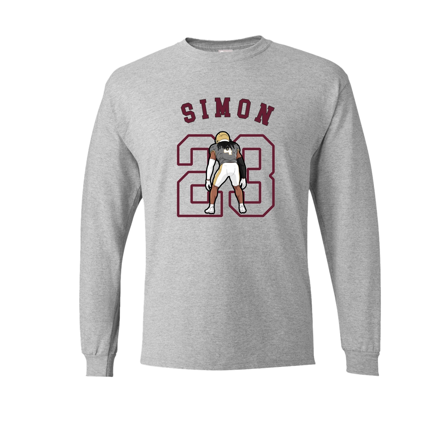 Long Sleeve Tee — Shirsey Arch in Grey