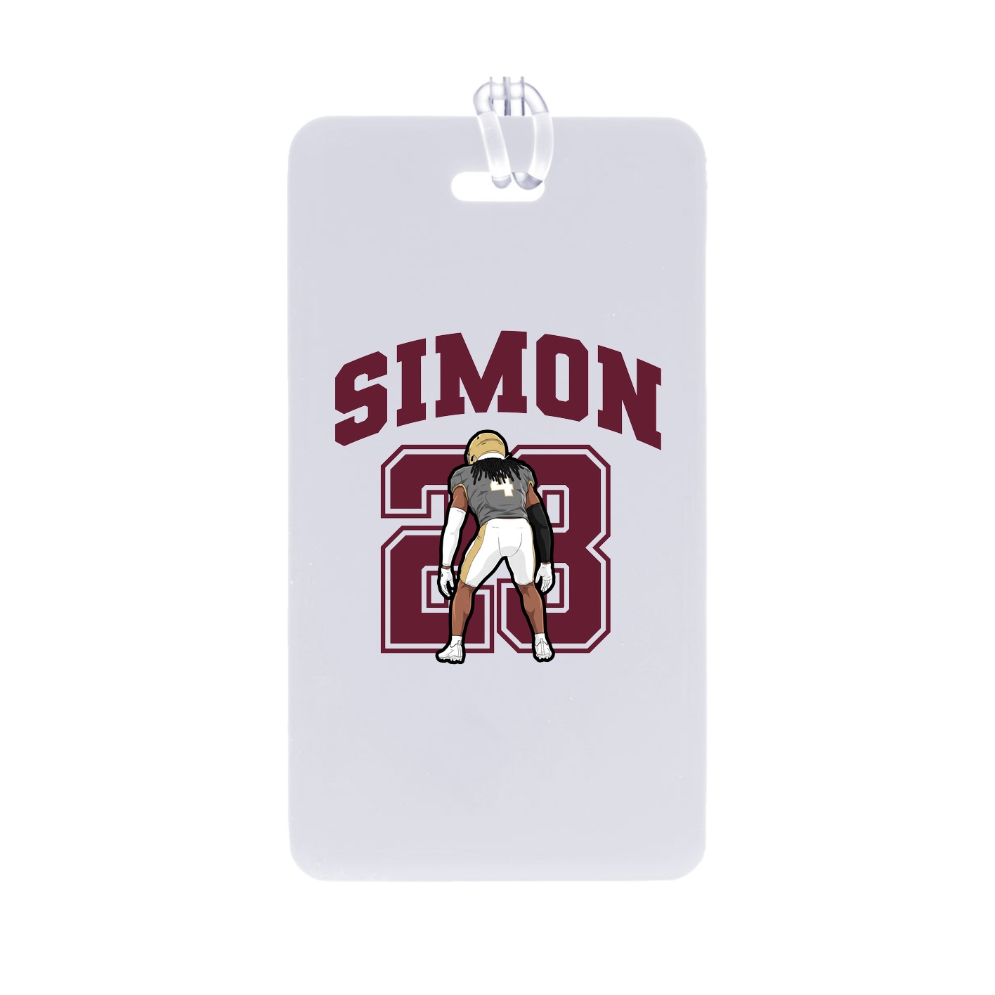 Bag Tag — Number in Classic