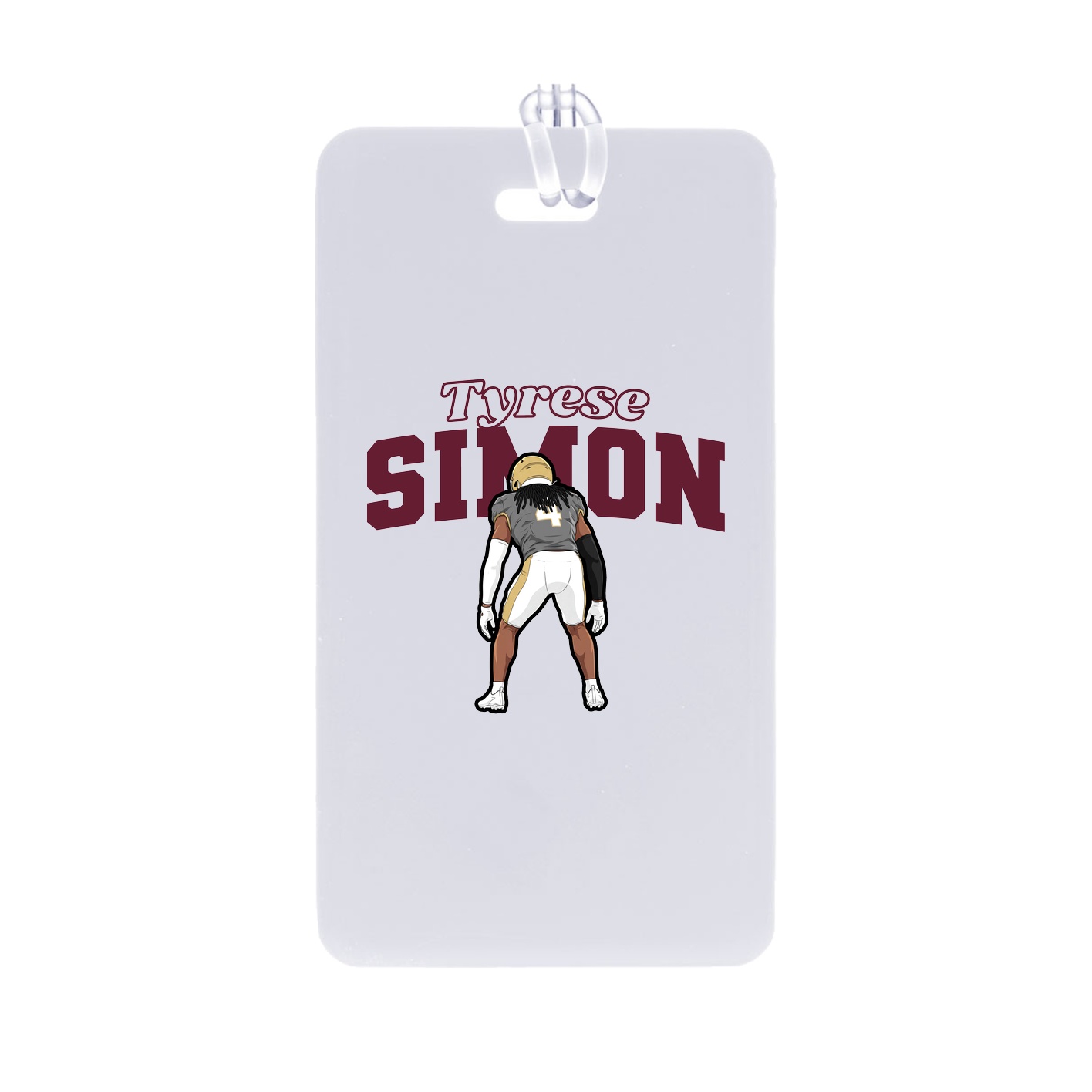 Bag Tag — Name Arch in Classic