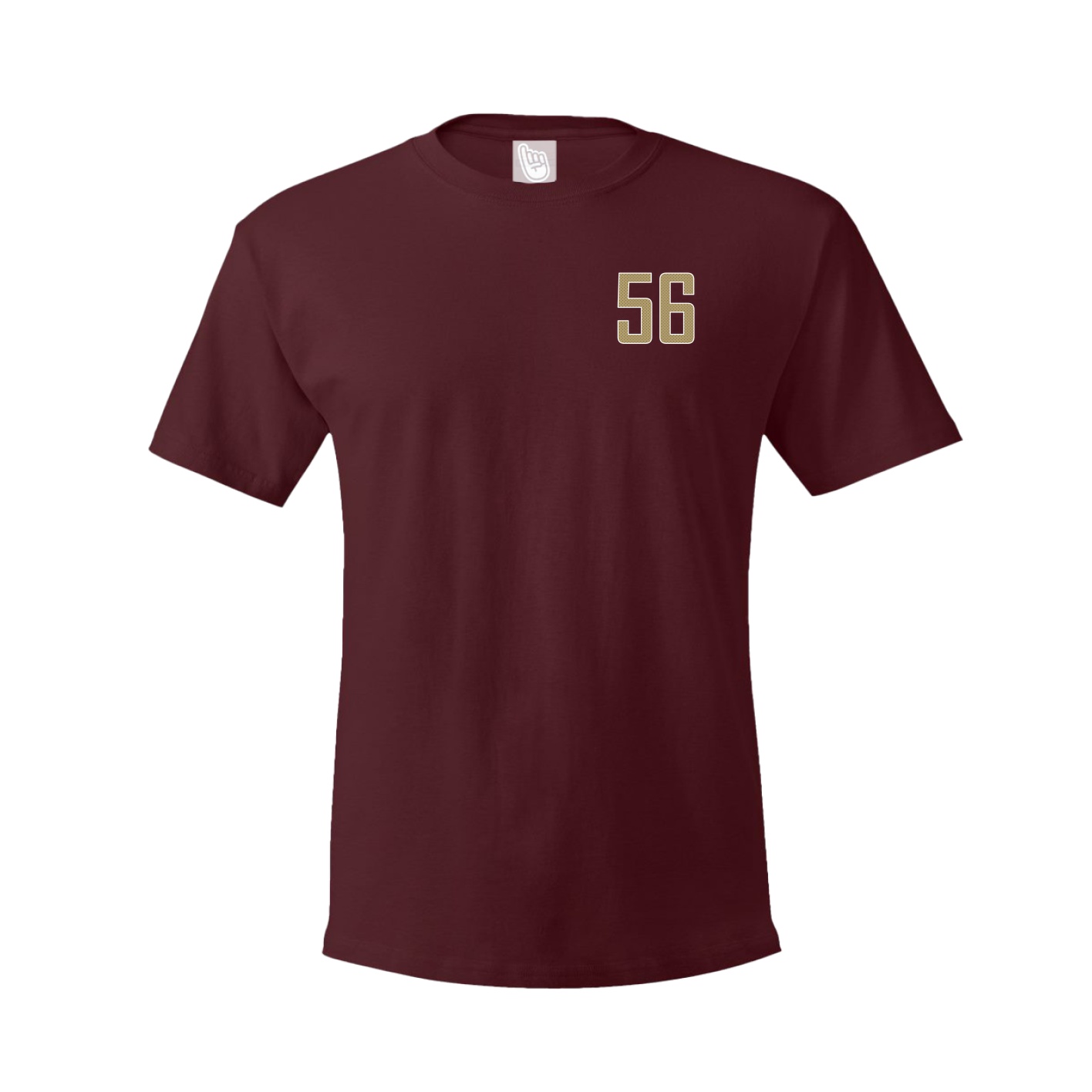 Tee — Front Shirsy in Maroon