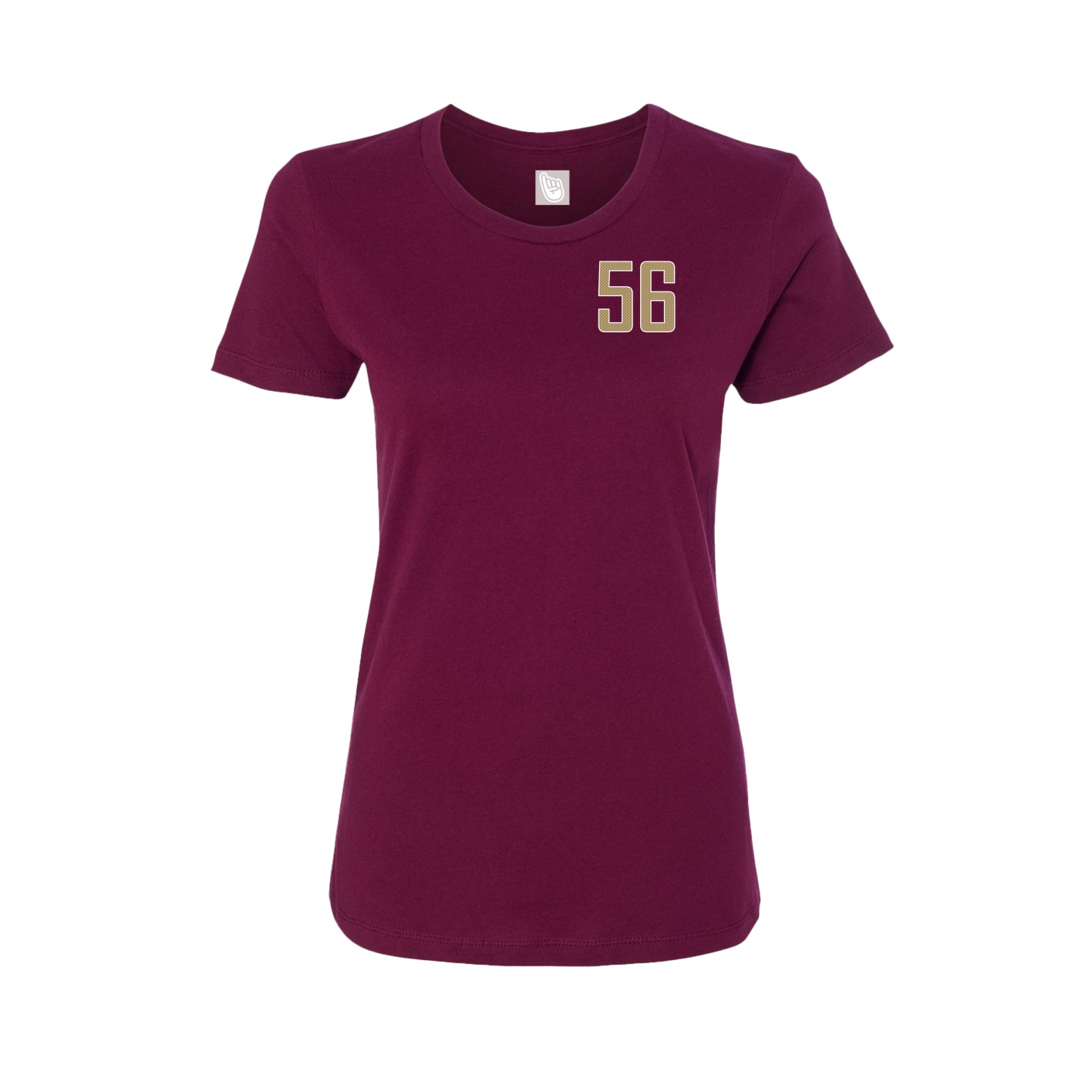 Womens Tee — Front Shirsy in Maroon