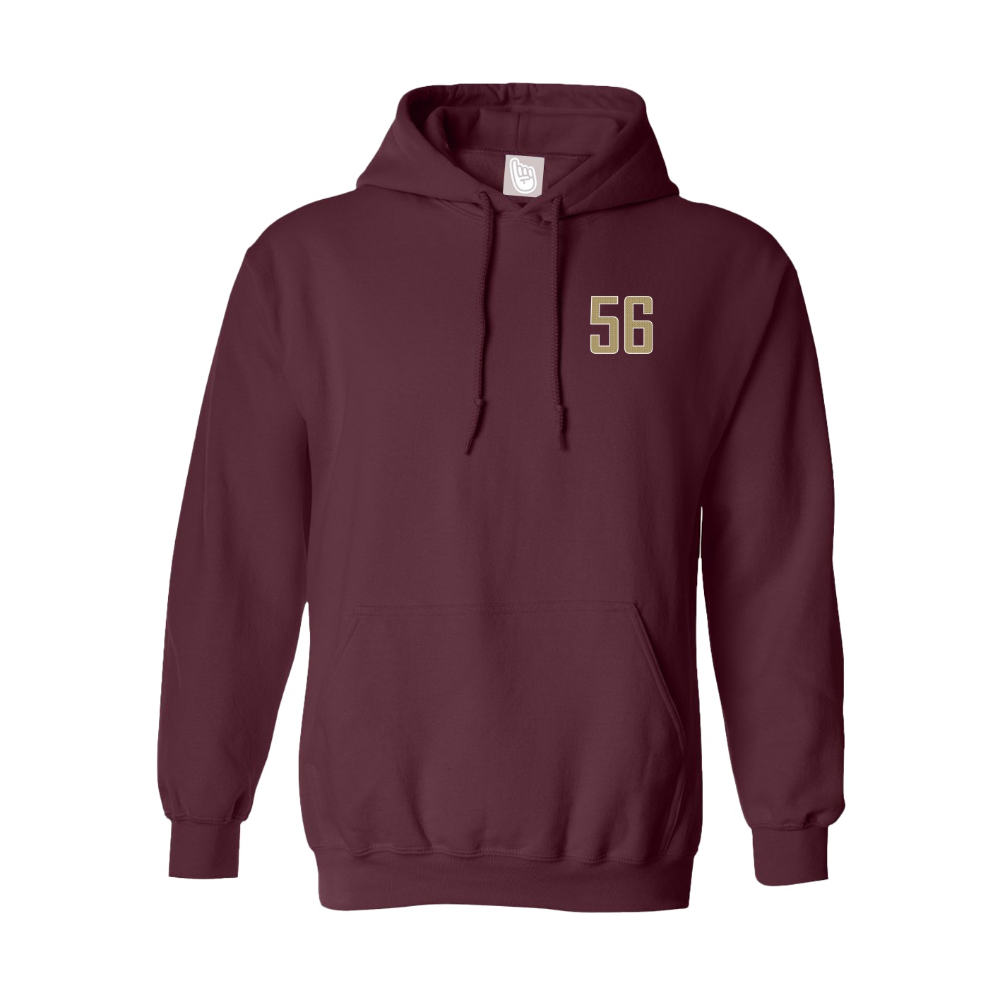 Hoodie — Front Shirsy in Maroon