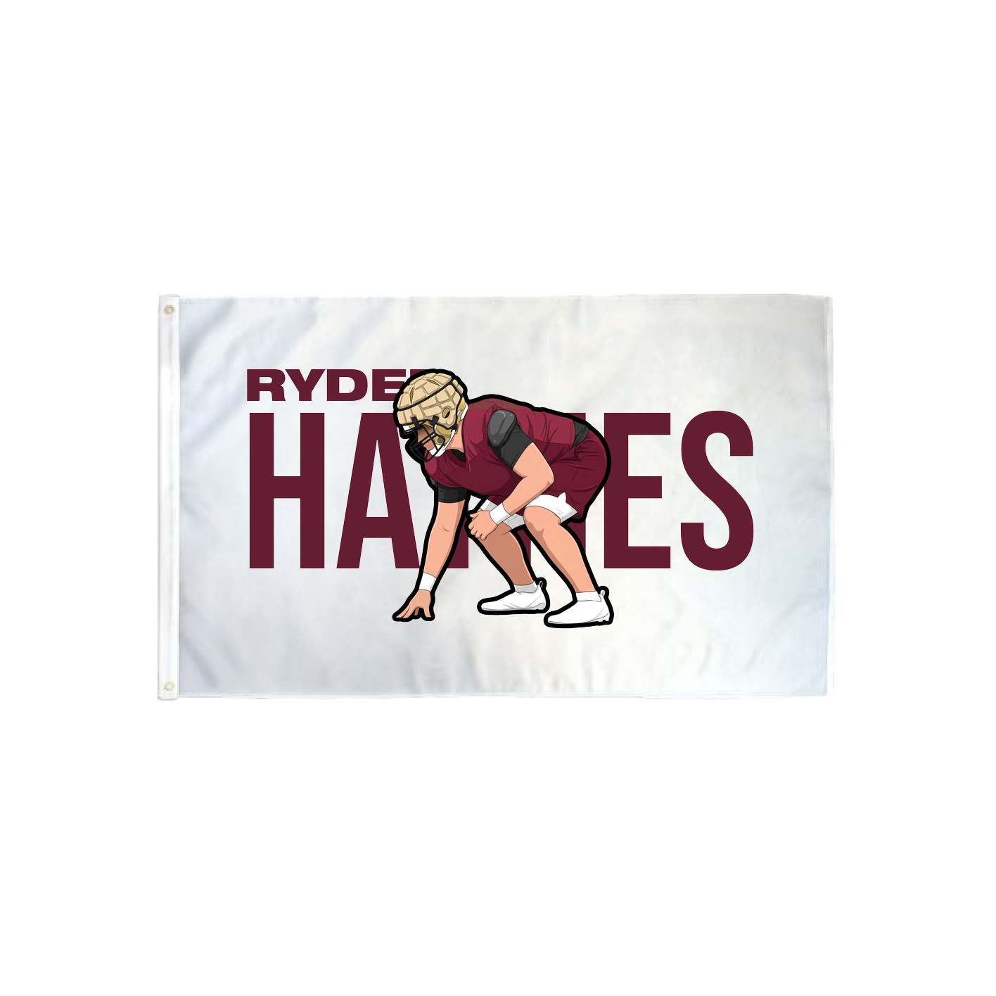 3x5 Flag — Player Name in Classic