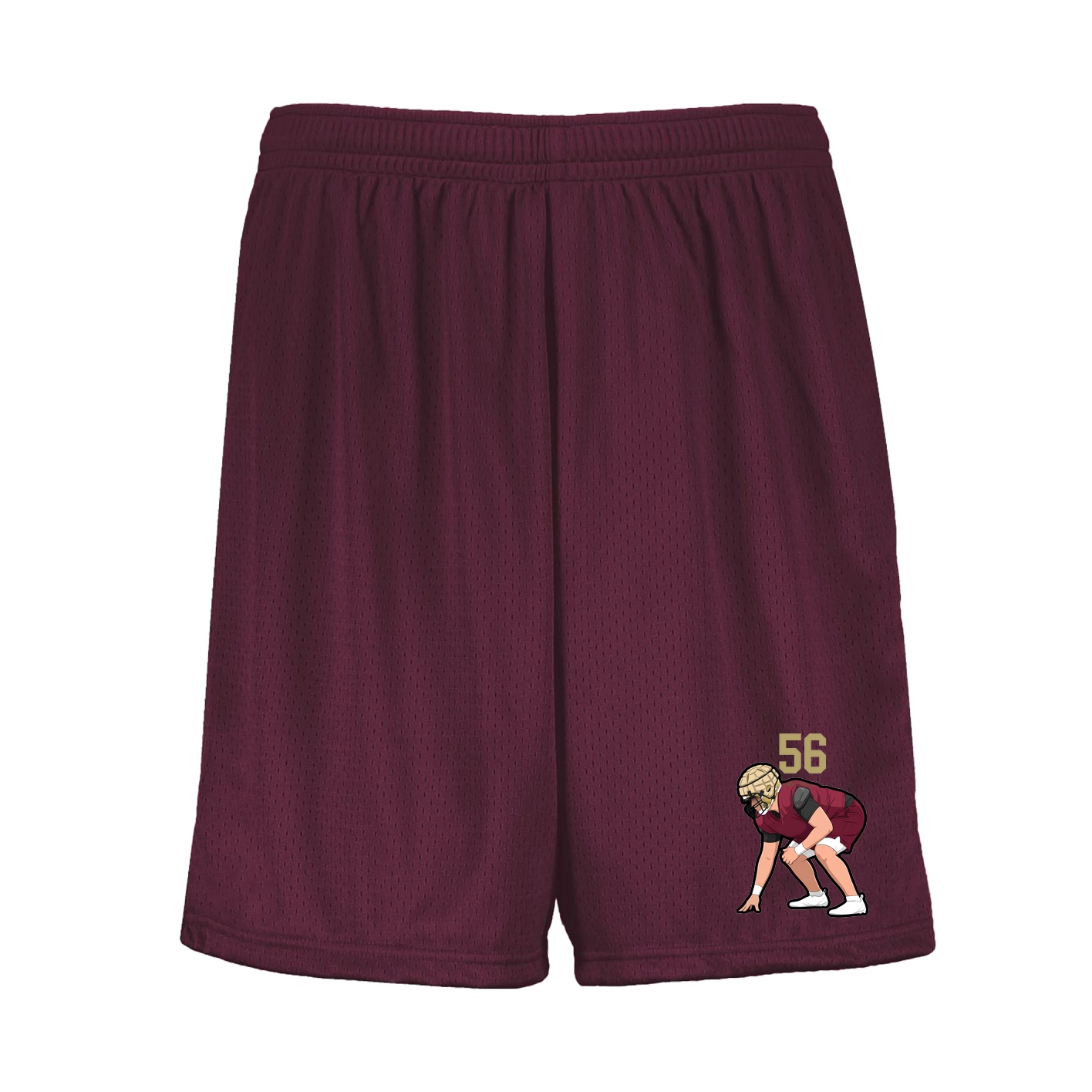 Shorts — Number Top in Maroon