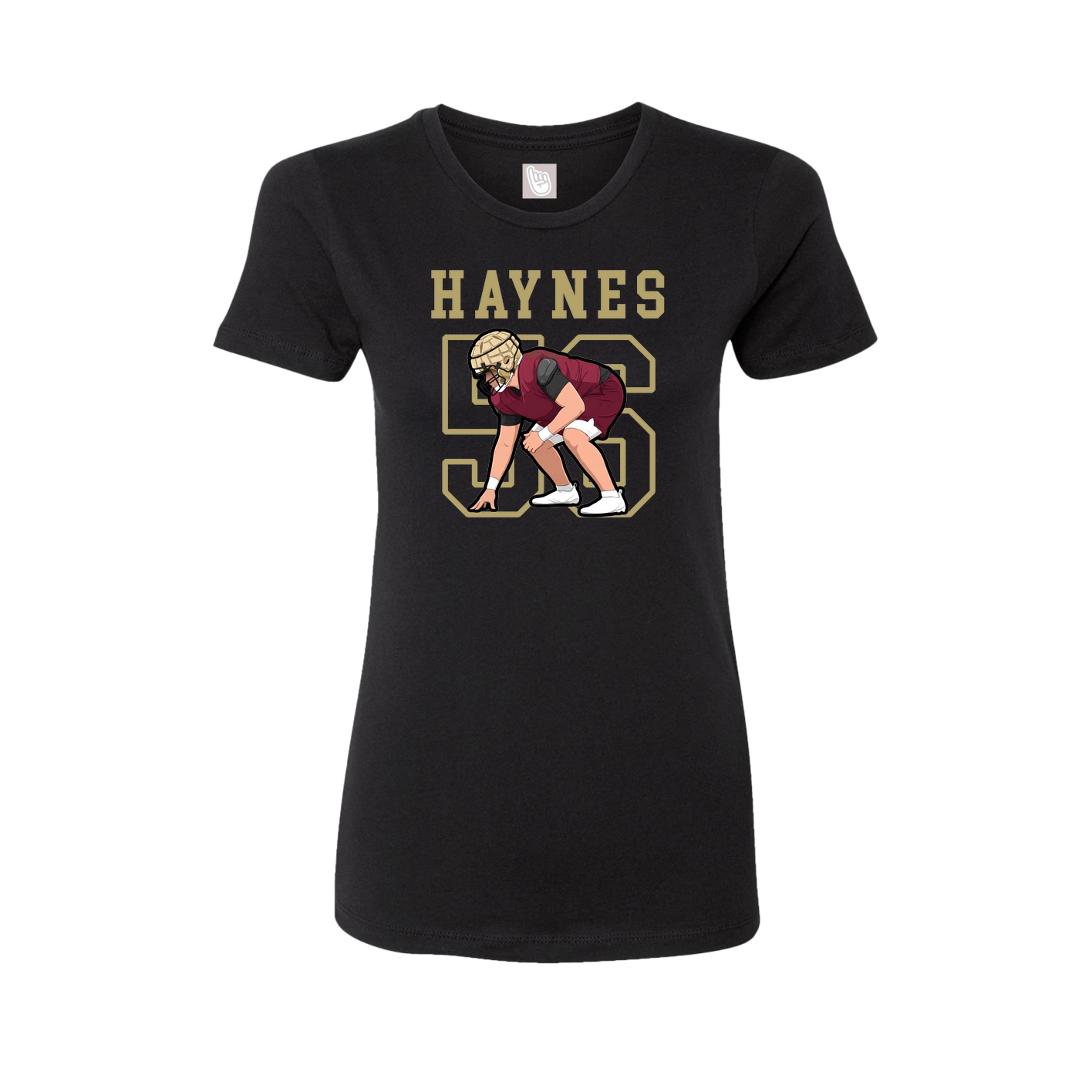 Fitted Women's Tee — Shirsey in Black