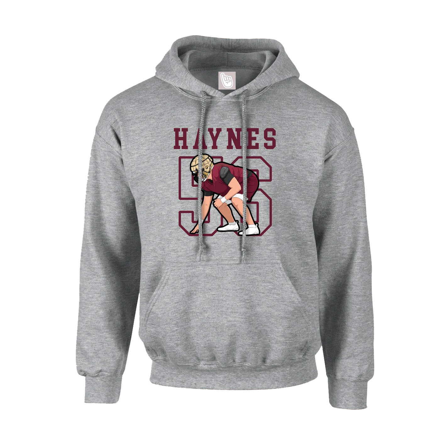 Hoodie — Shirsey in Grey