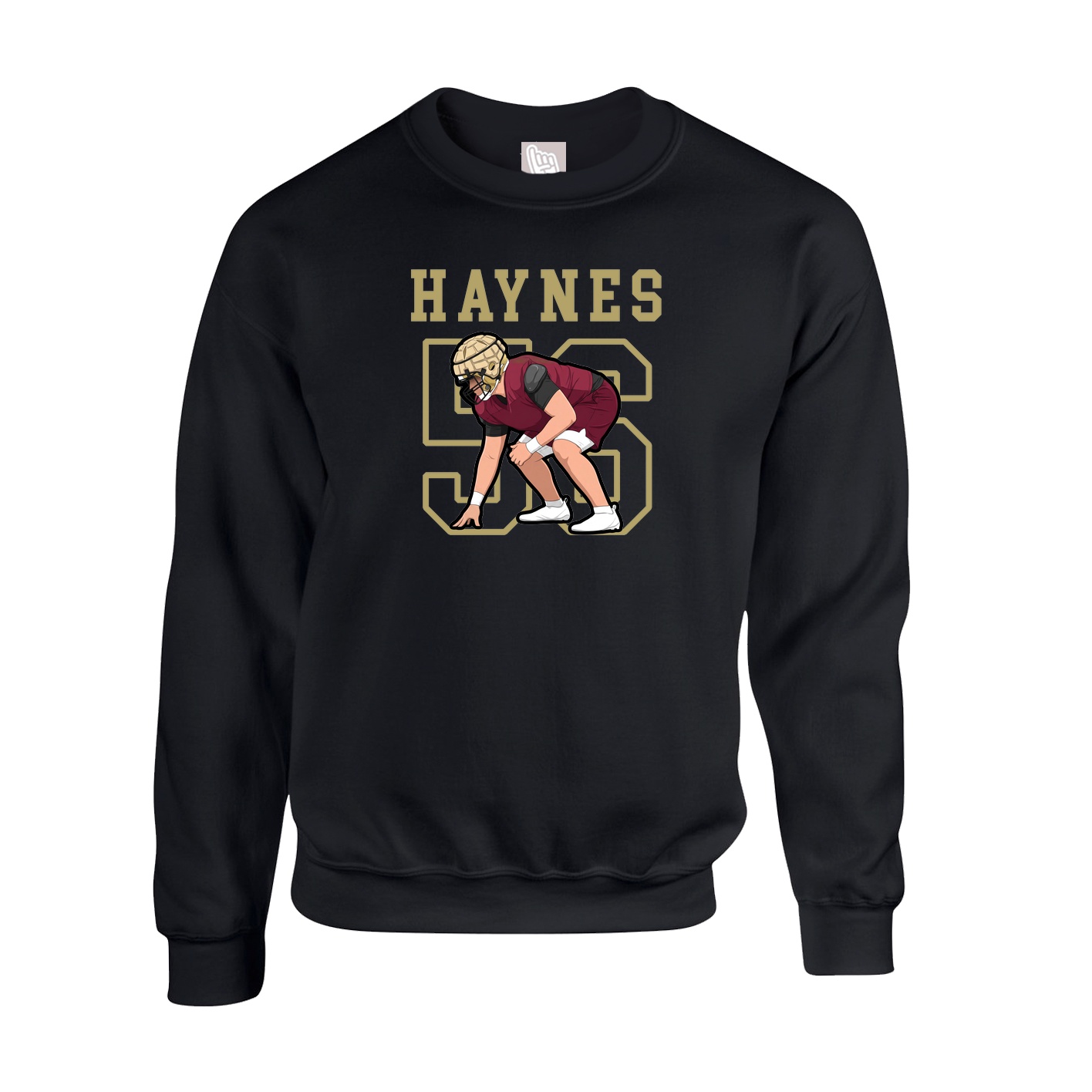 Fleece Crew — Shirsey in Black