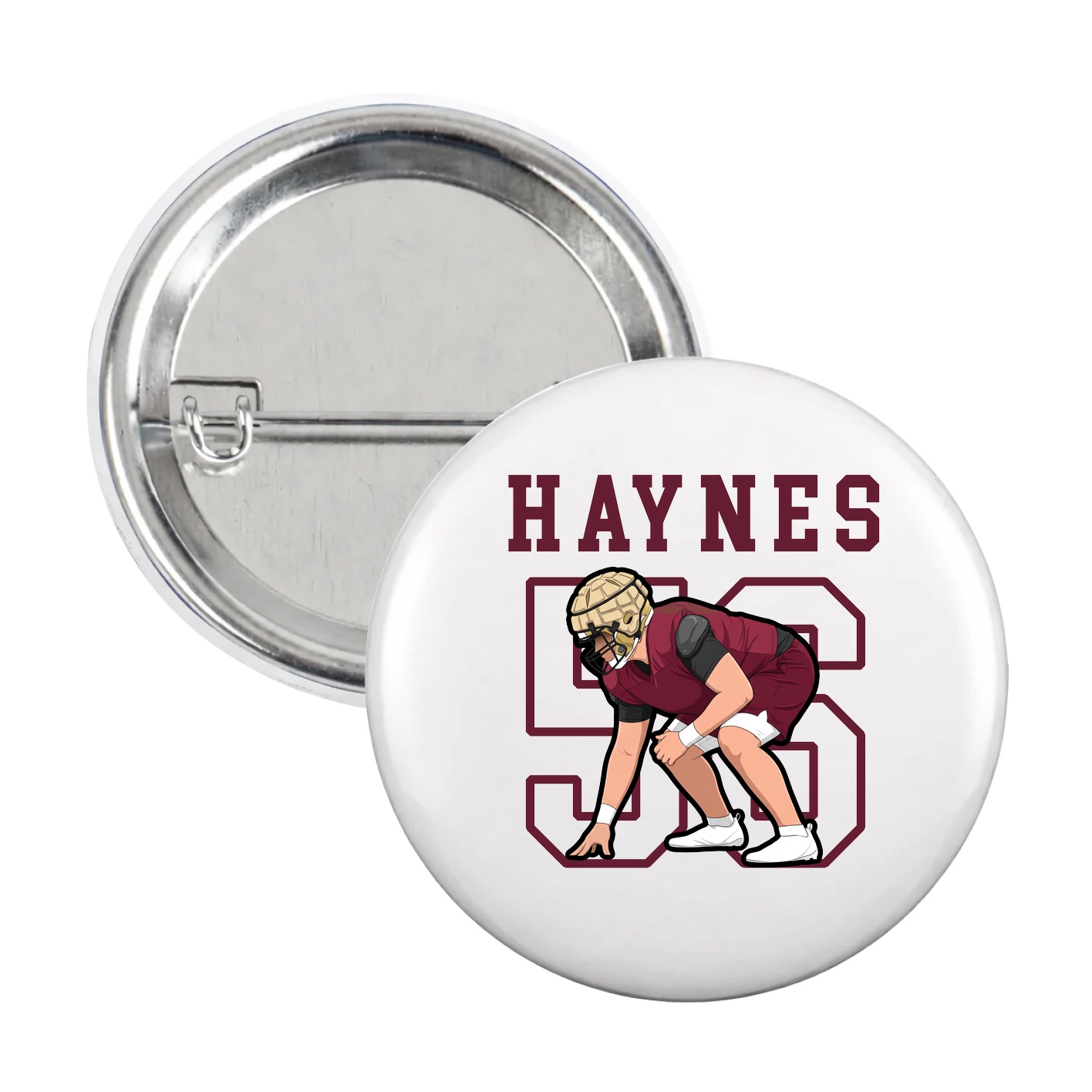 Game Day Button — Shirsey in White