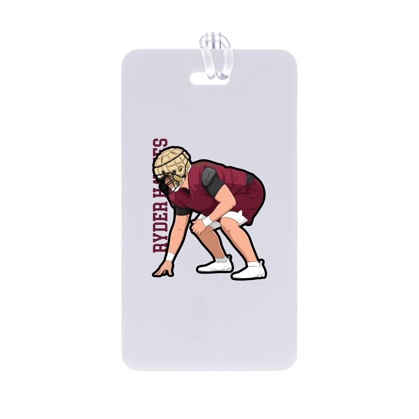Bag Tag — Name Vertical in Classic