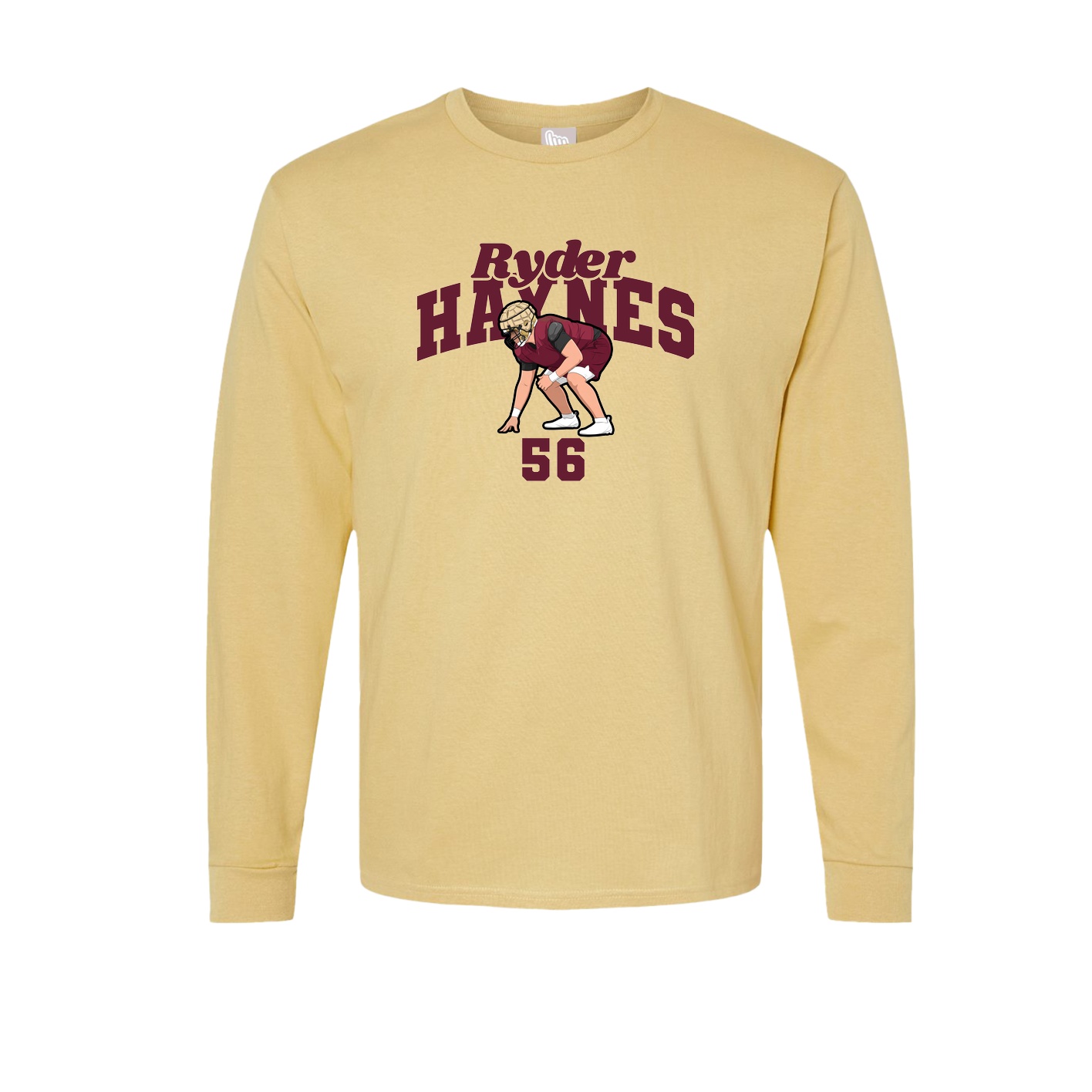 Long Sleeve Tee — Signature Arch in Vegas Gold