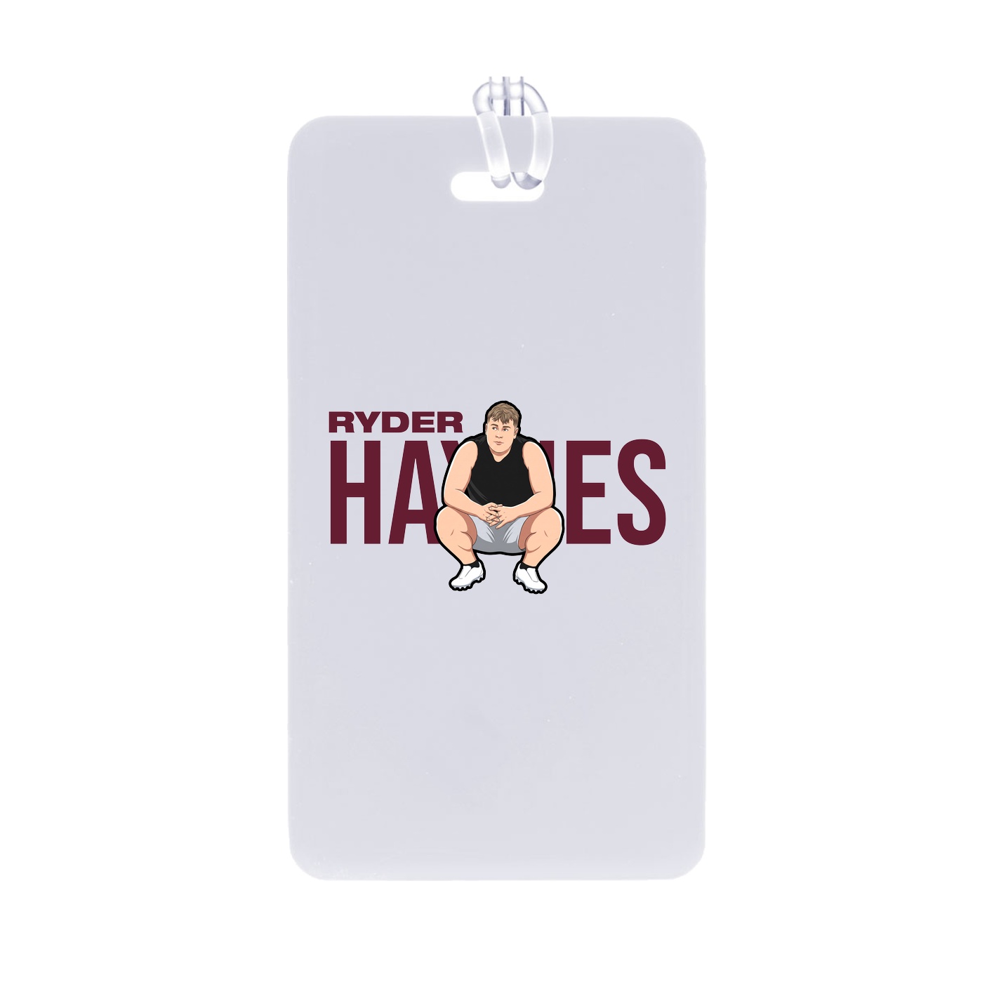 Bag Tag — Player Name in Classic