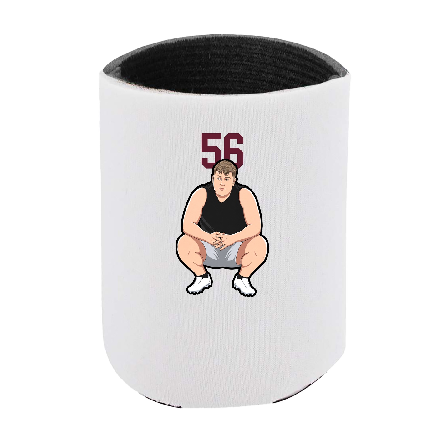 Can Holder — Number Top in White