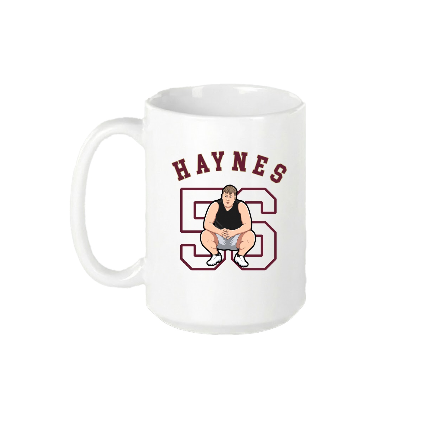 15oz Coffee Mug — Shirsey Arch in White