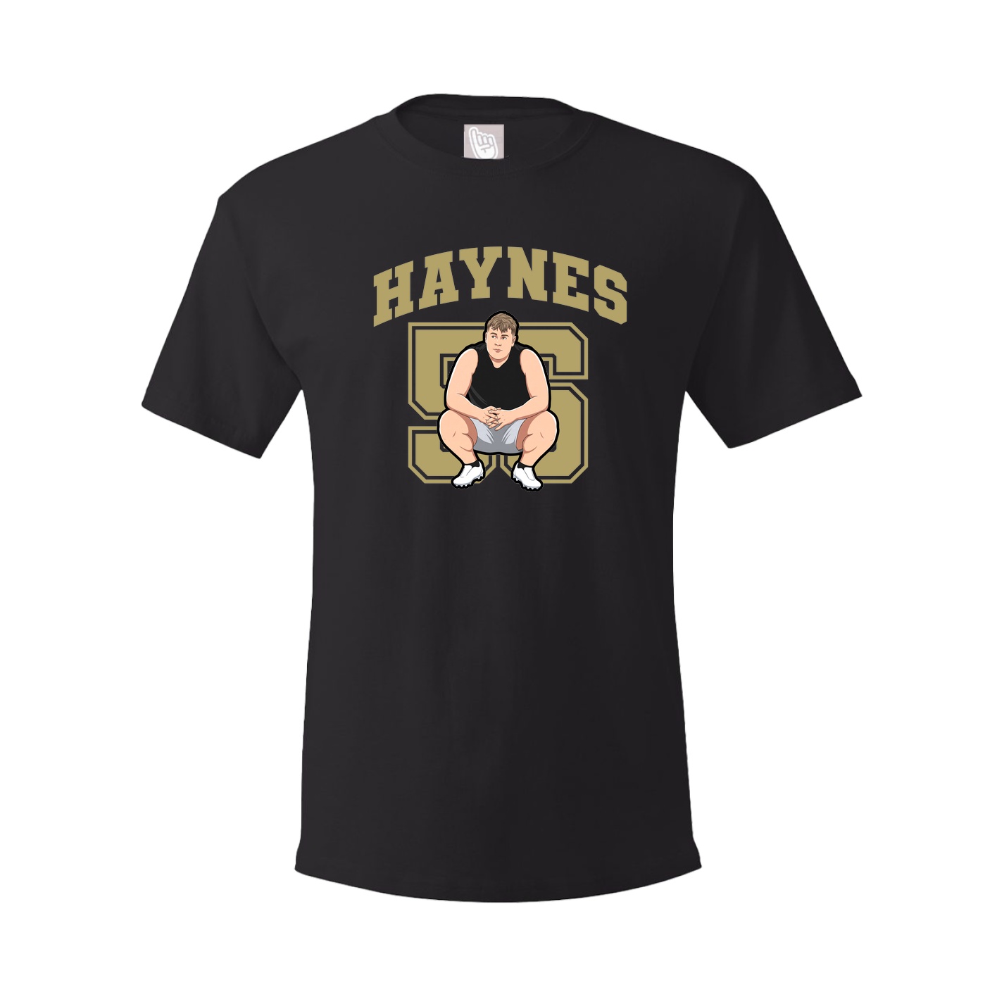 Youth Tee — Number in Black