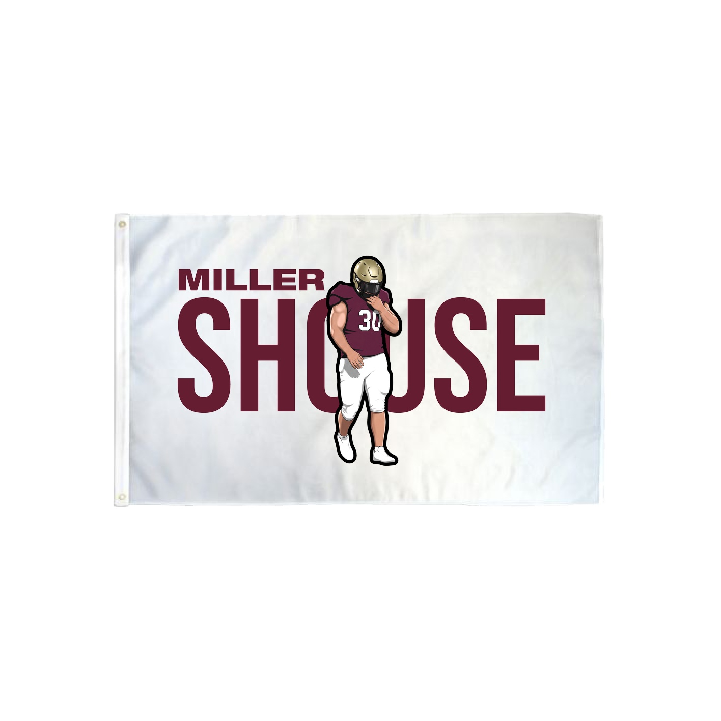 3x5 Flag — Player Name in Classic