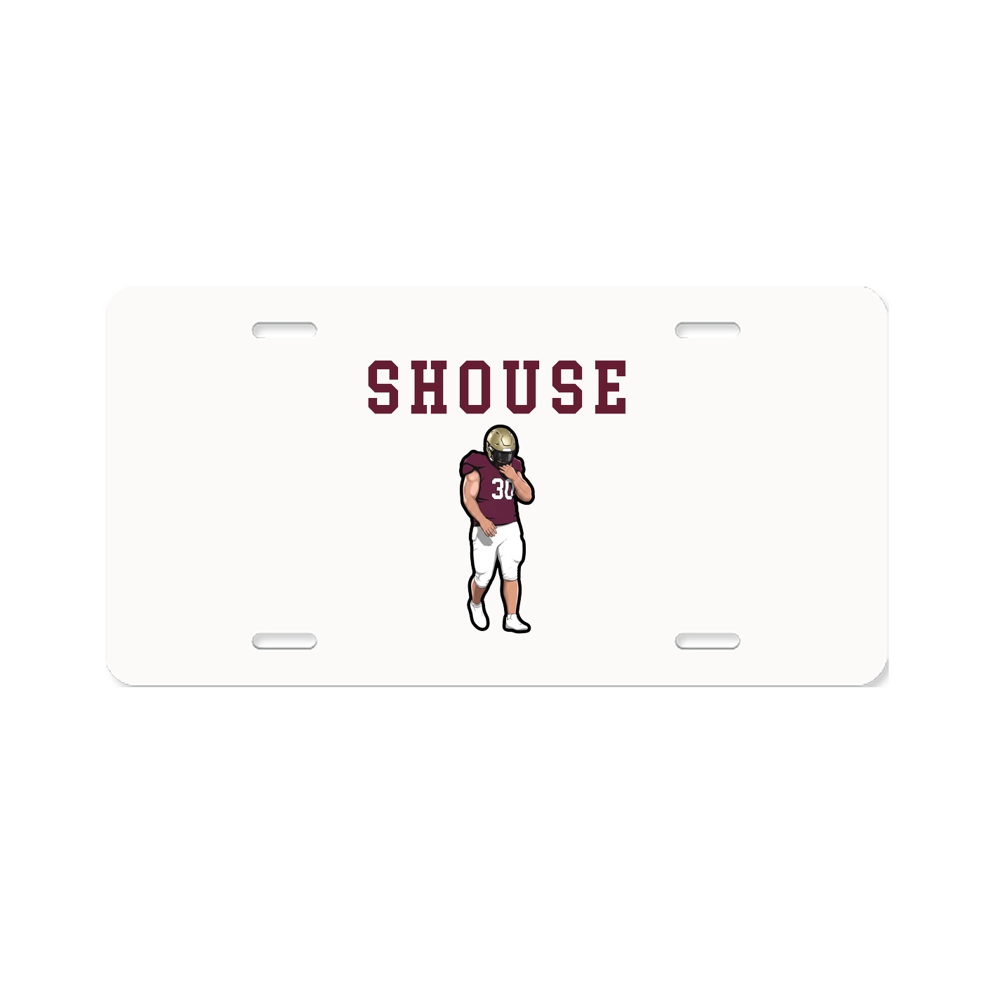 License Plate — Shirsey in Classic