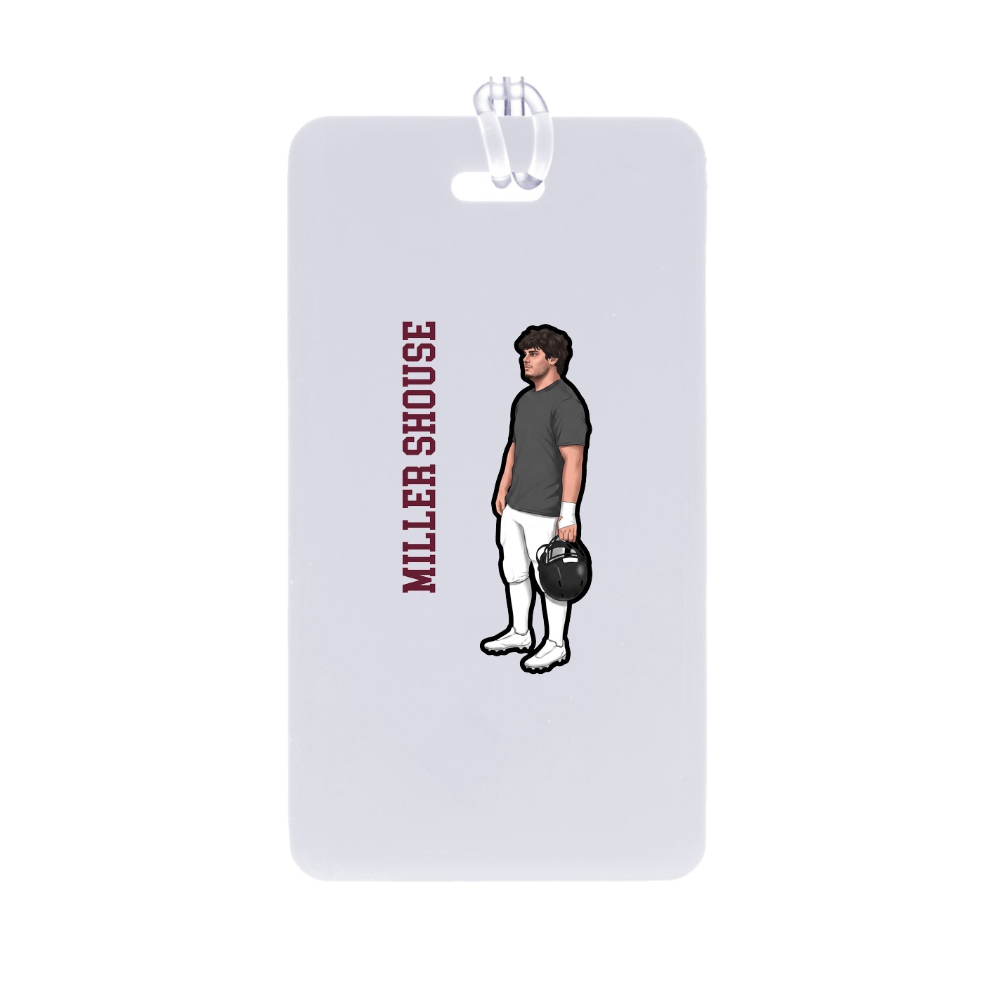 Bag Tag — Name Vertical in Classic