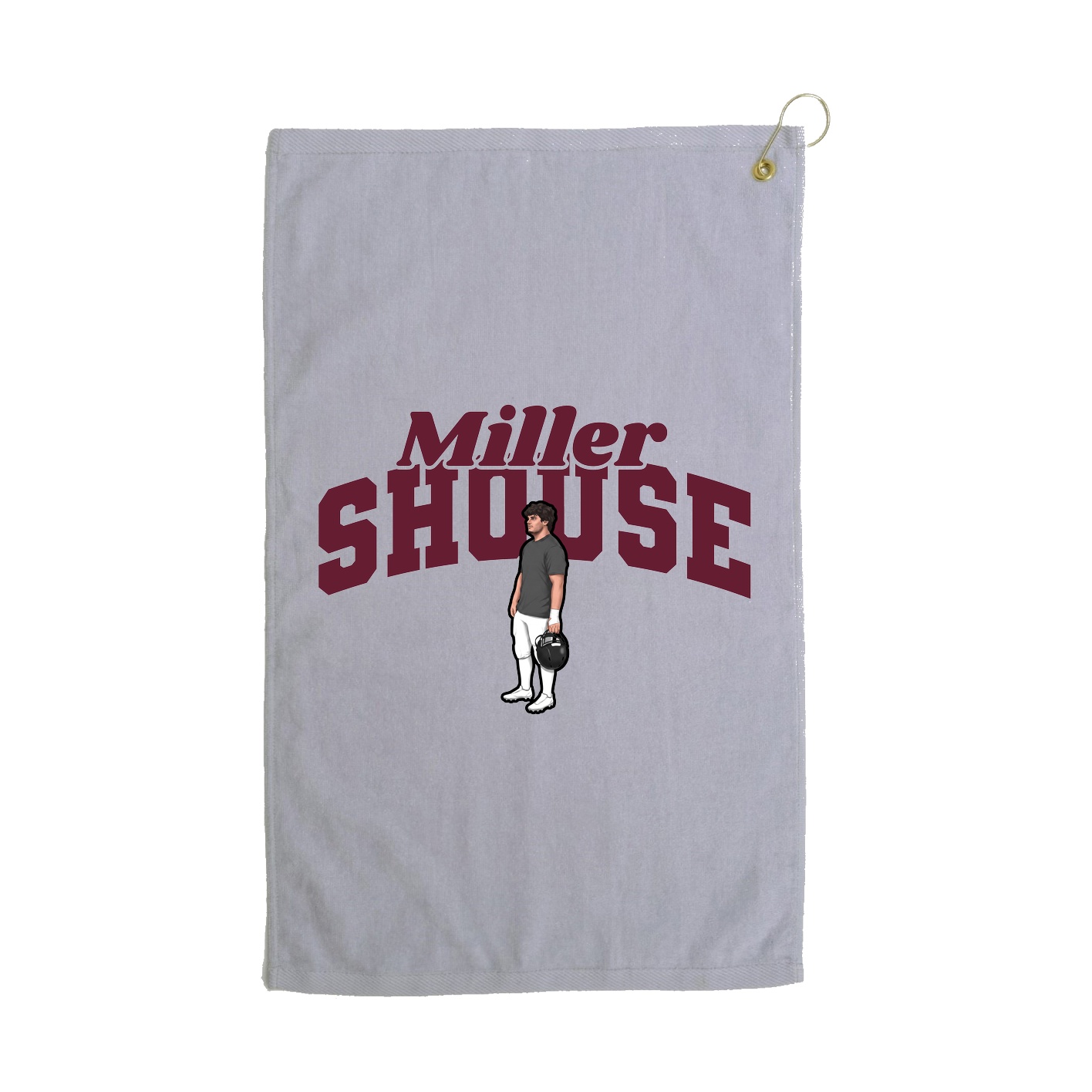 Golf Towel — Signature Arch in Grey