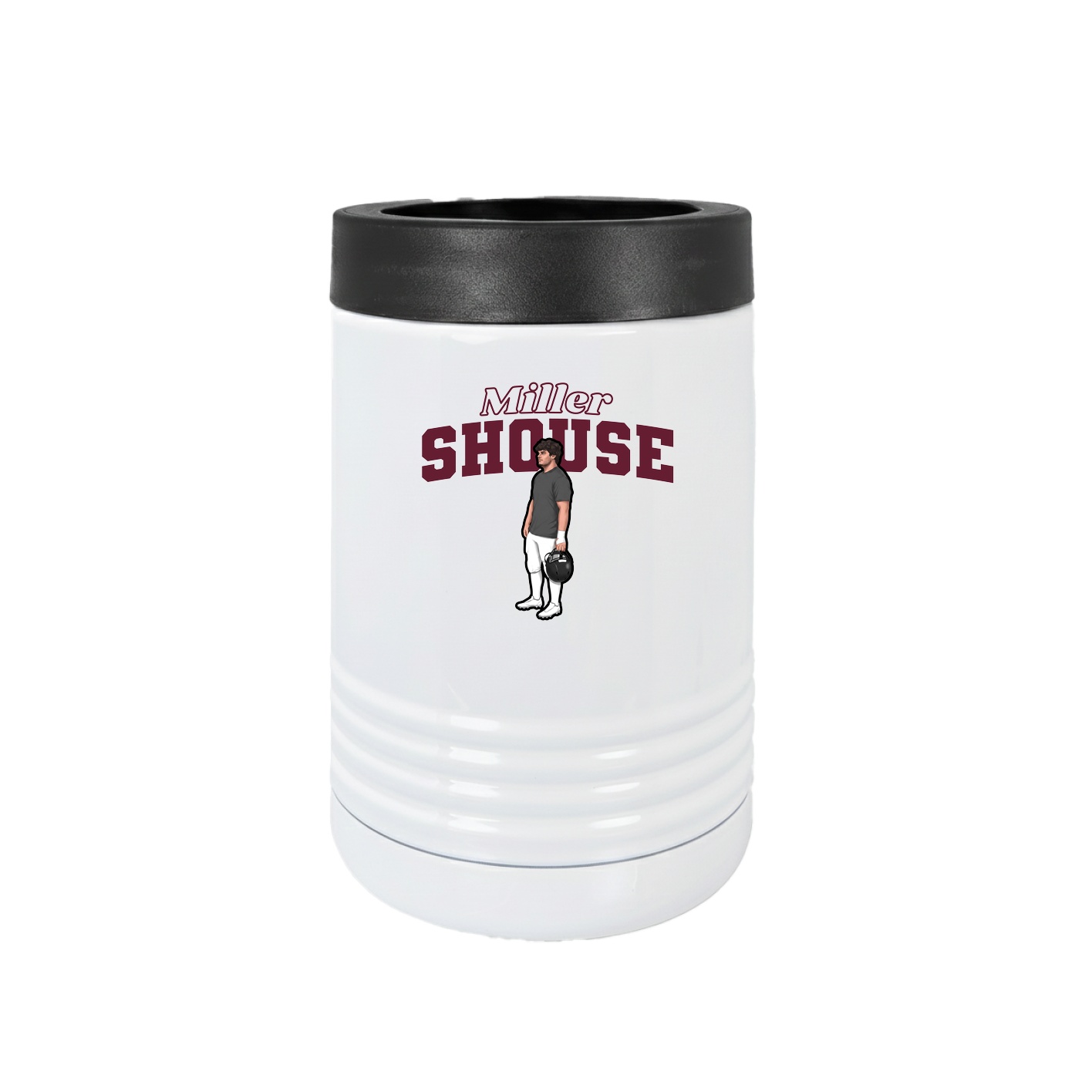 Beverage Holder — Name Arch in White