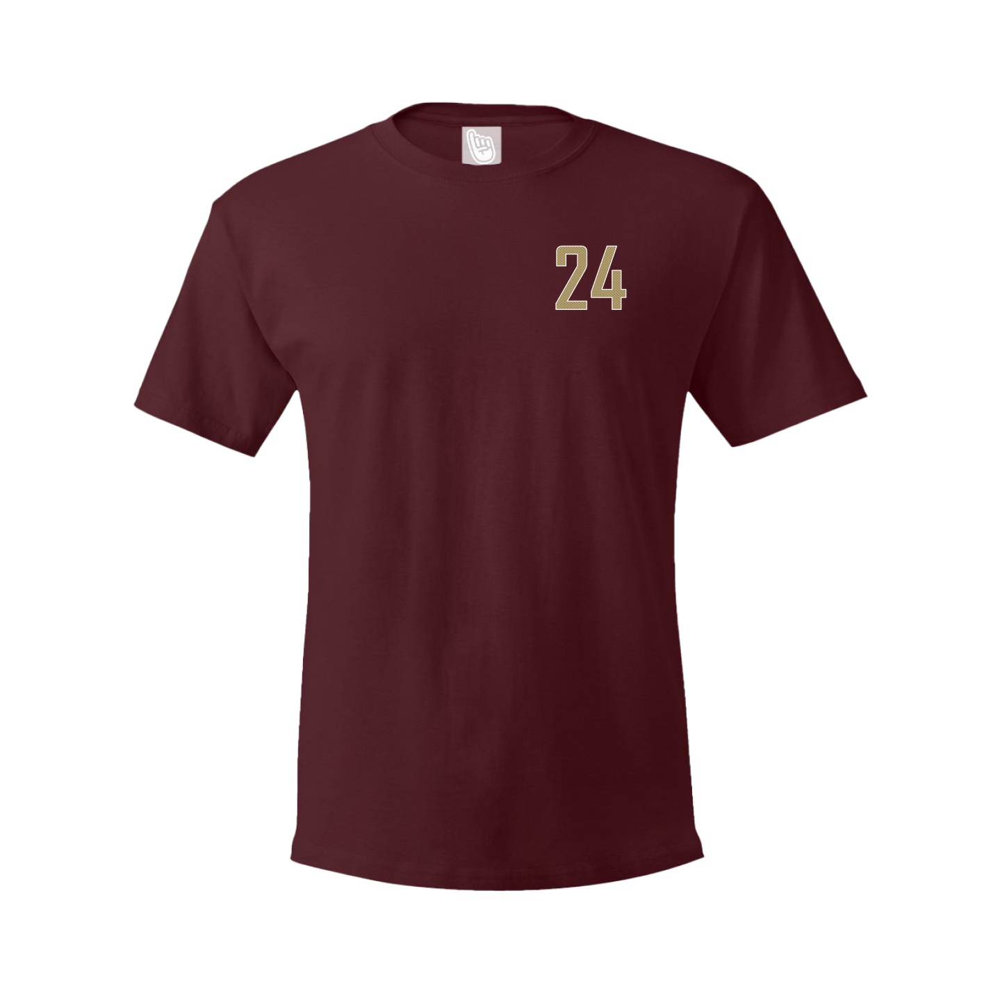 Youth Tee — Front Shirsy in Maroon