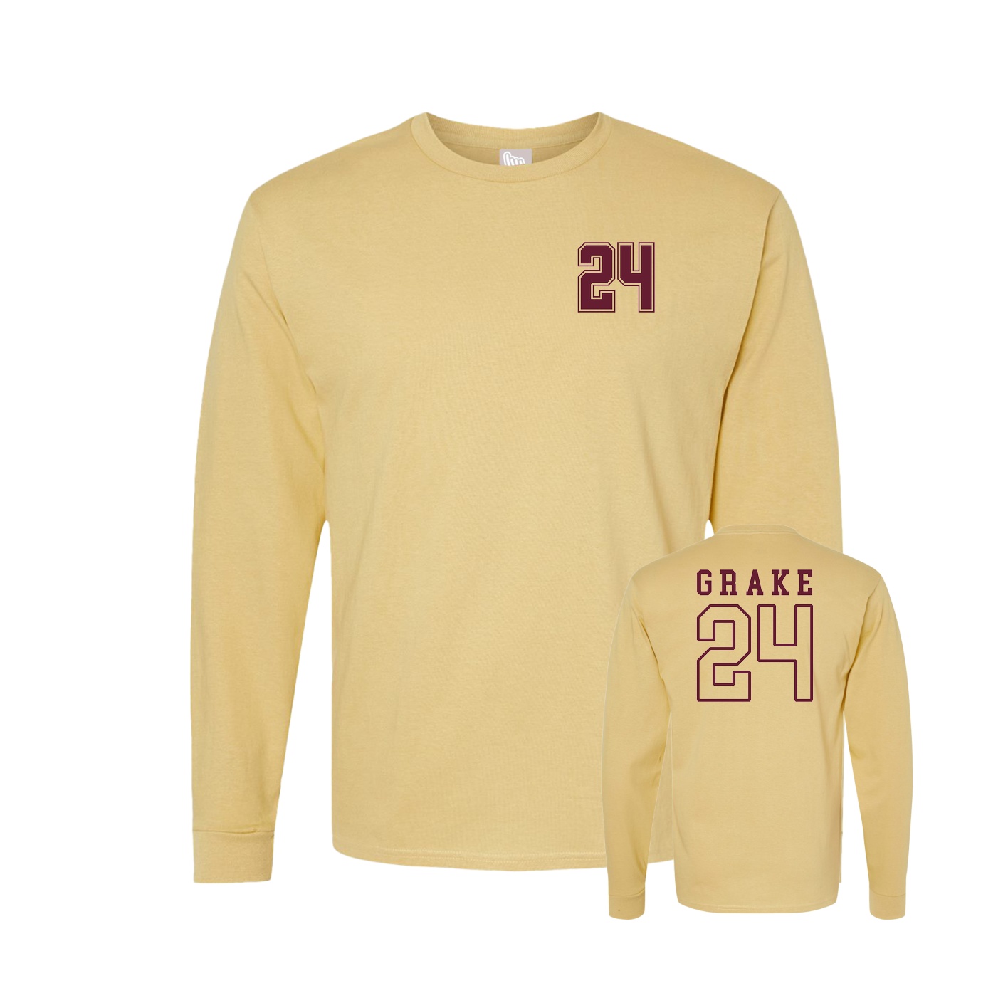 Long Sleeve Tee — Chest Back in Vegas Gold