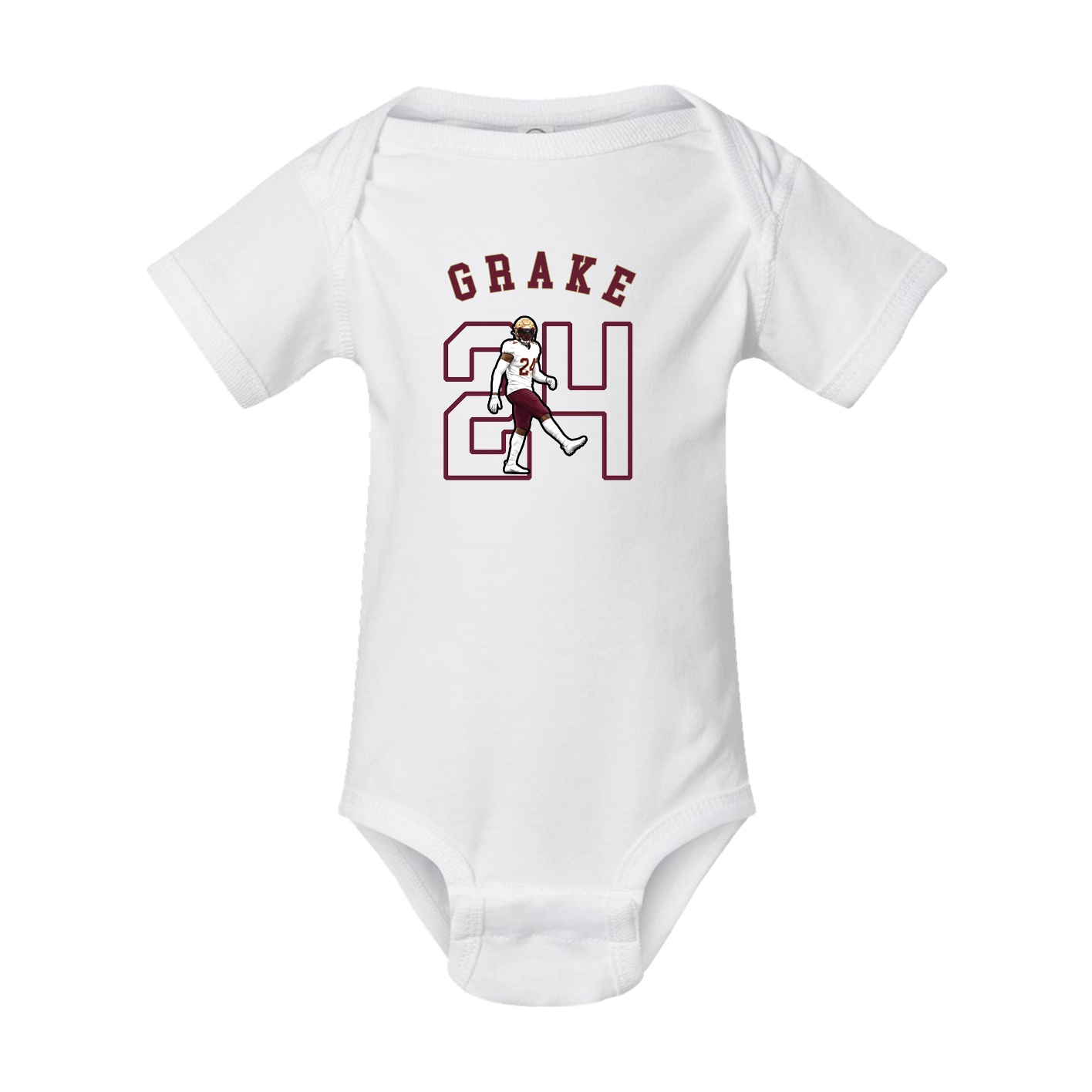 Baby Onesie — Shirsey Arch in White