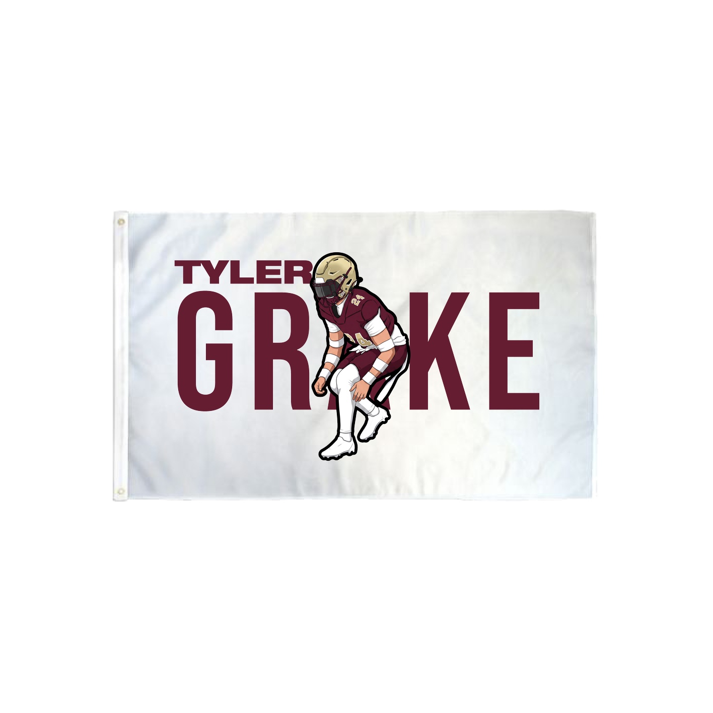 3x5 Flag — Player Name in Classic