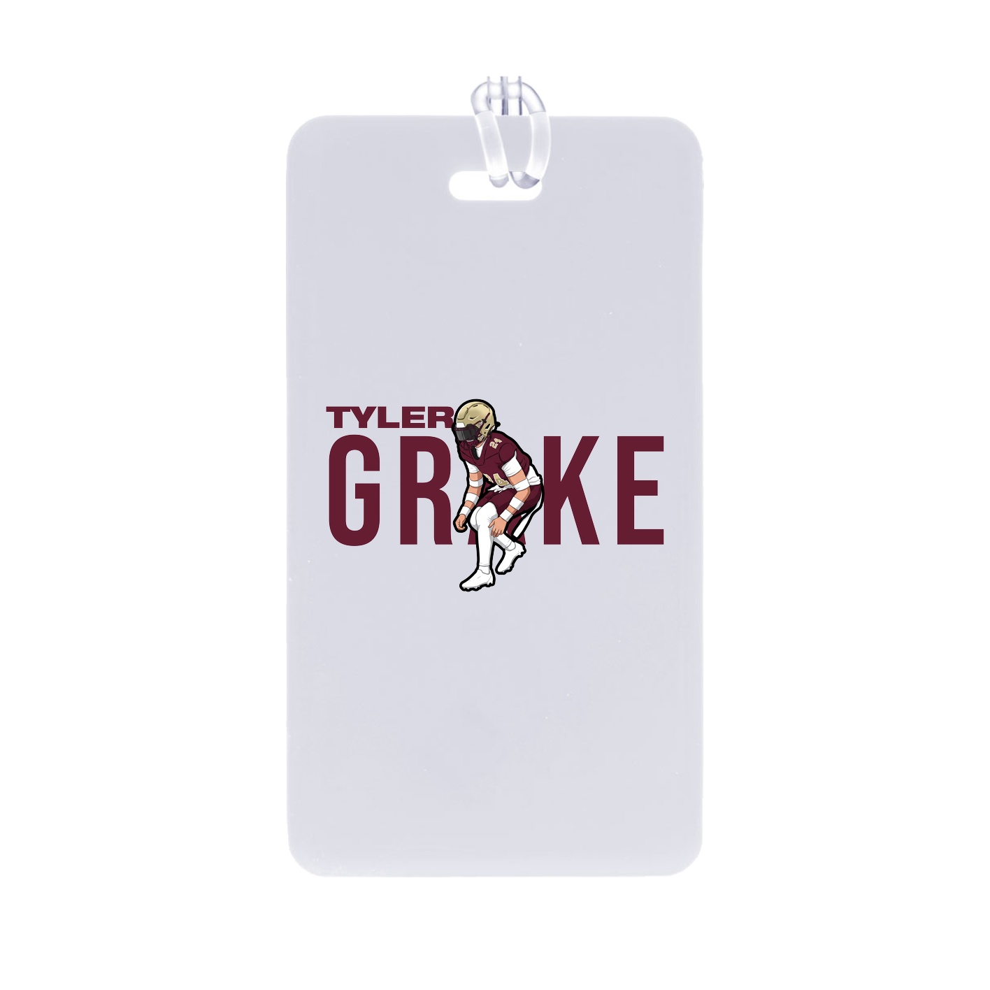 Bag Tag — Player Name in Classic