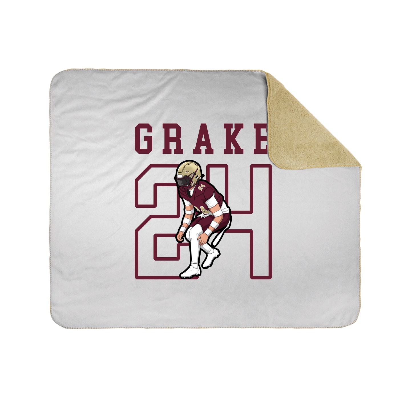 Throw Blanket — Shirsey in White