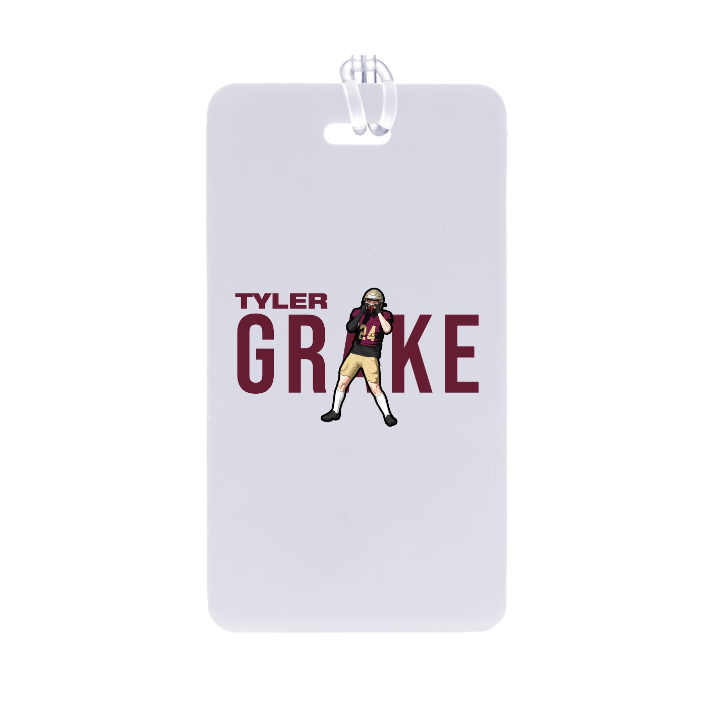 Bag Tag — Player Name in Classic