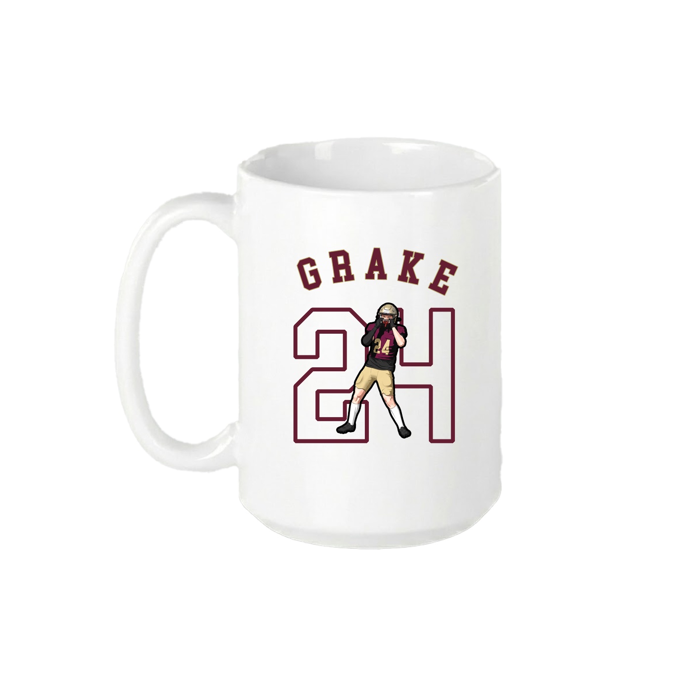 15oz Coffee Mug — Shirsey Arch in White