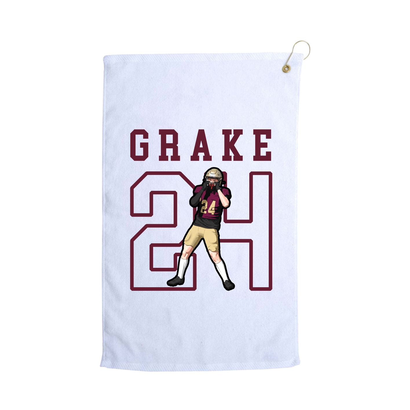 Golf Towel — Shirsey in White
