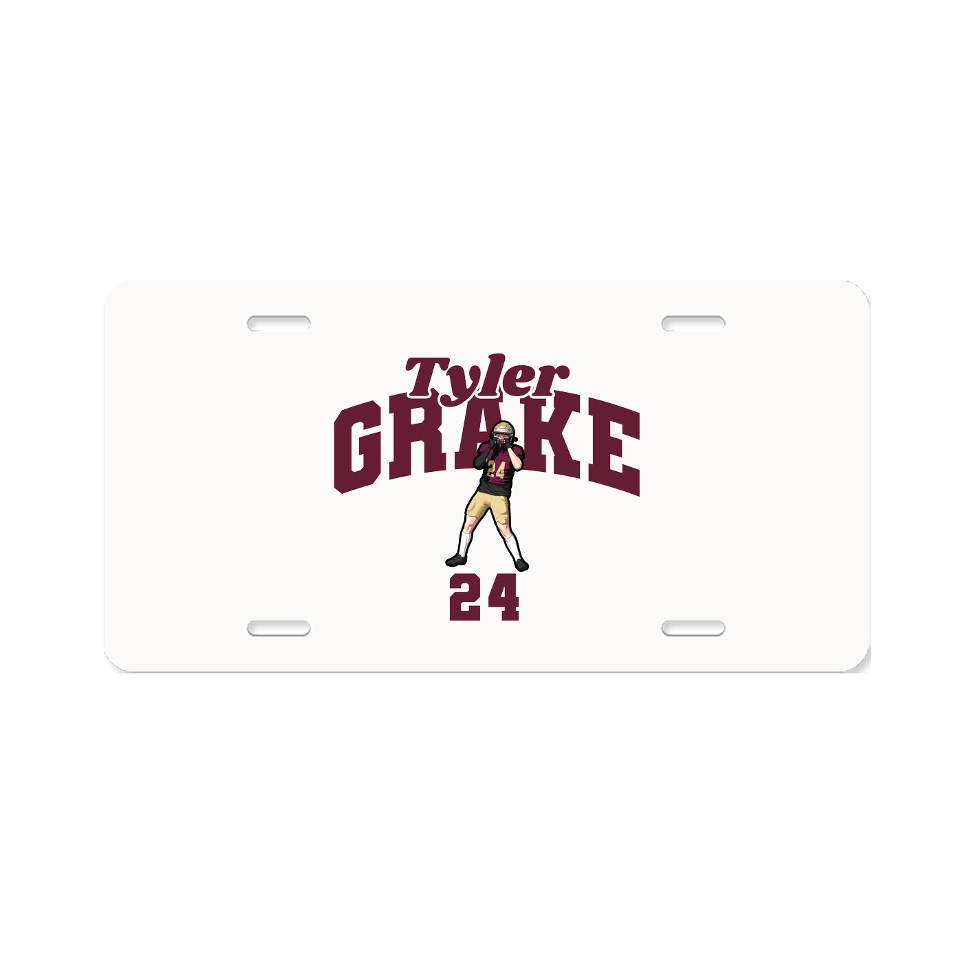 License Plate — Signature Arch in Classic