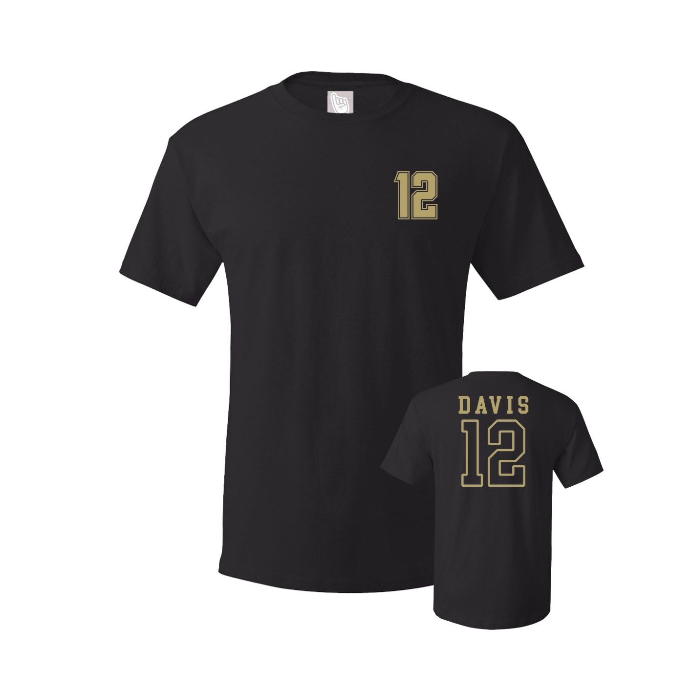 Youth Tee — Chest Back in Black