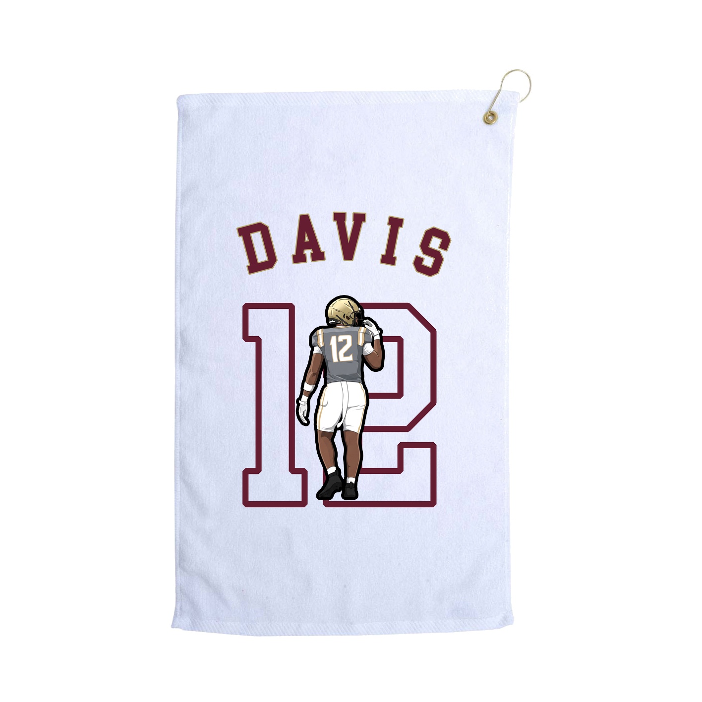 Golf Towel — Shirsey Arch in White