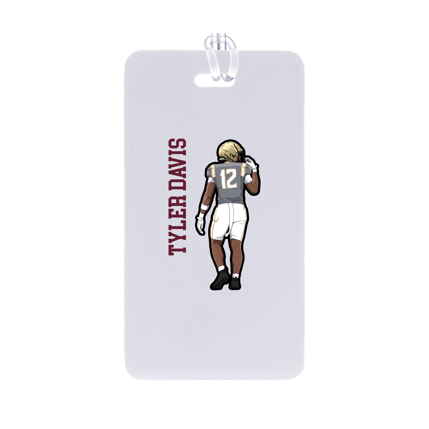 Bag Tag — Name Vertical in Classic
