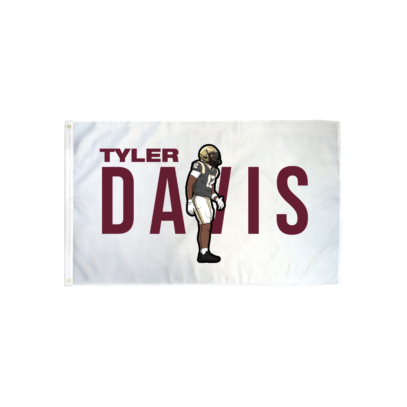3x5 Flag — Player Name in Classic
