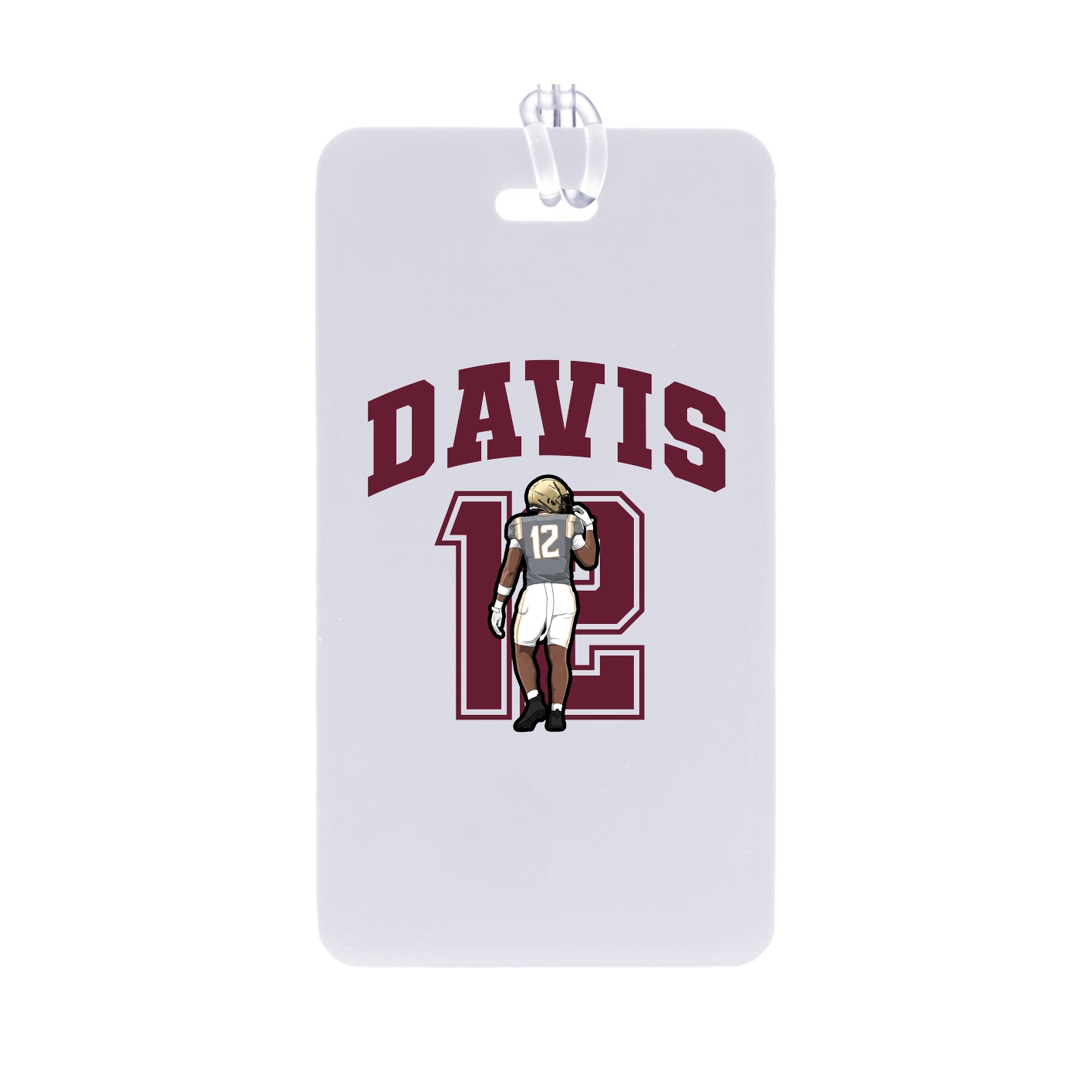 Bag Tag — Number in Classic