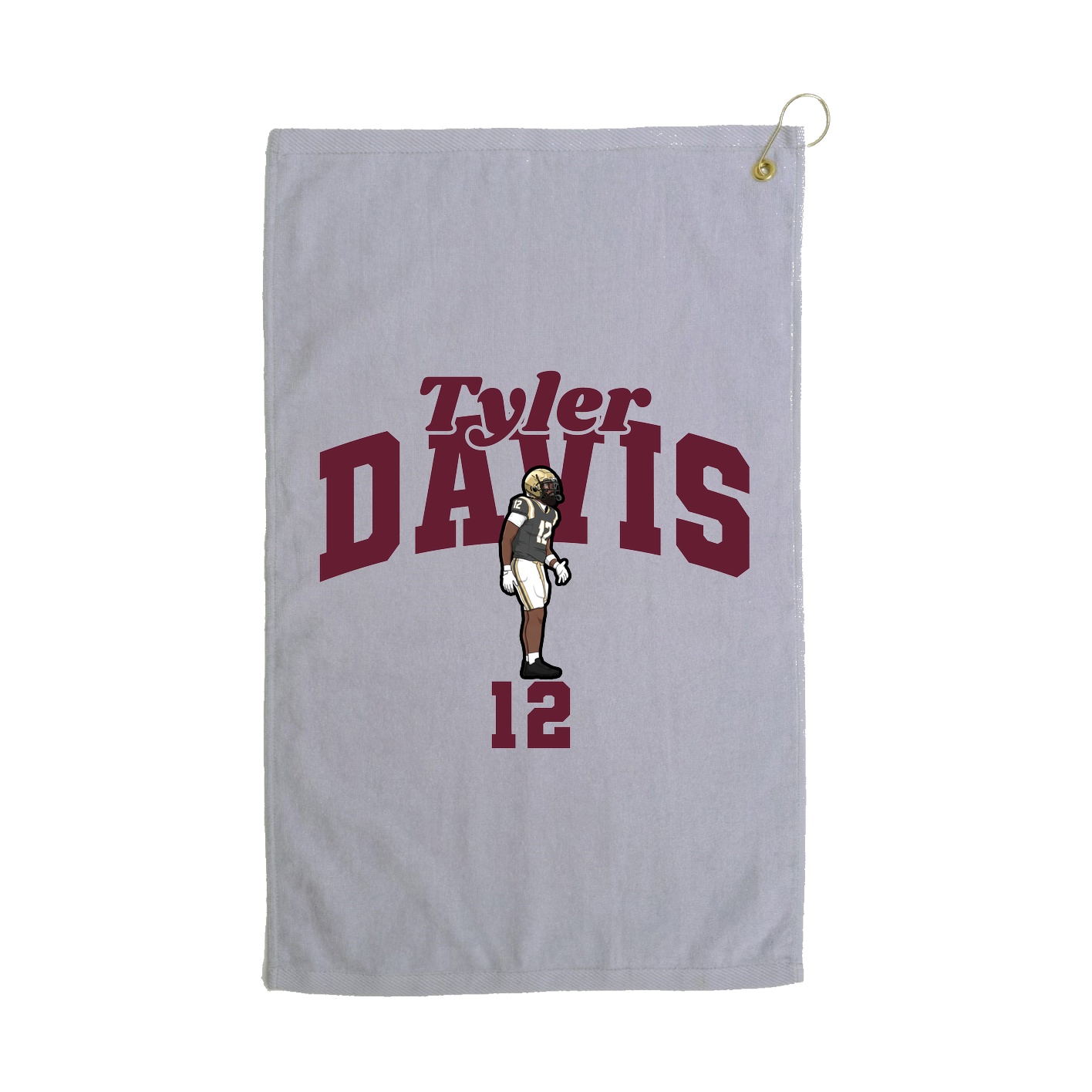 Golf Towel — Signature Arch in Grey