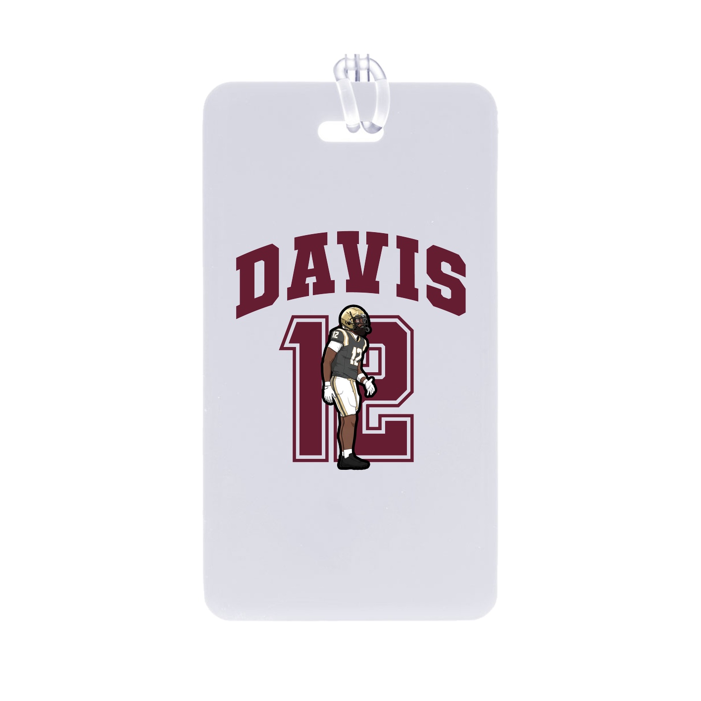 Bag Tag — Number in Classic