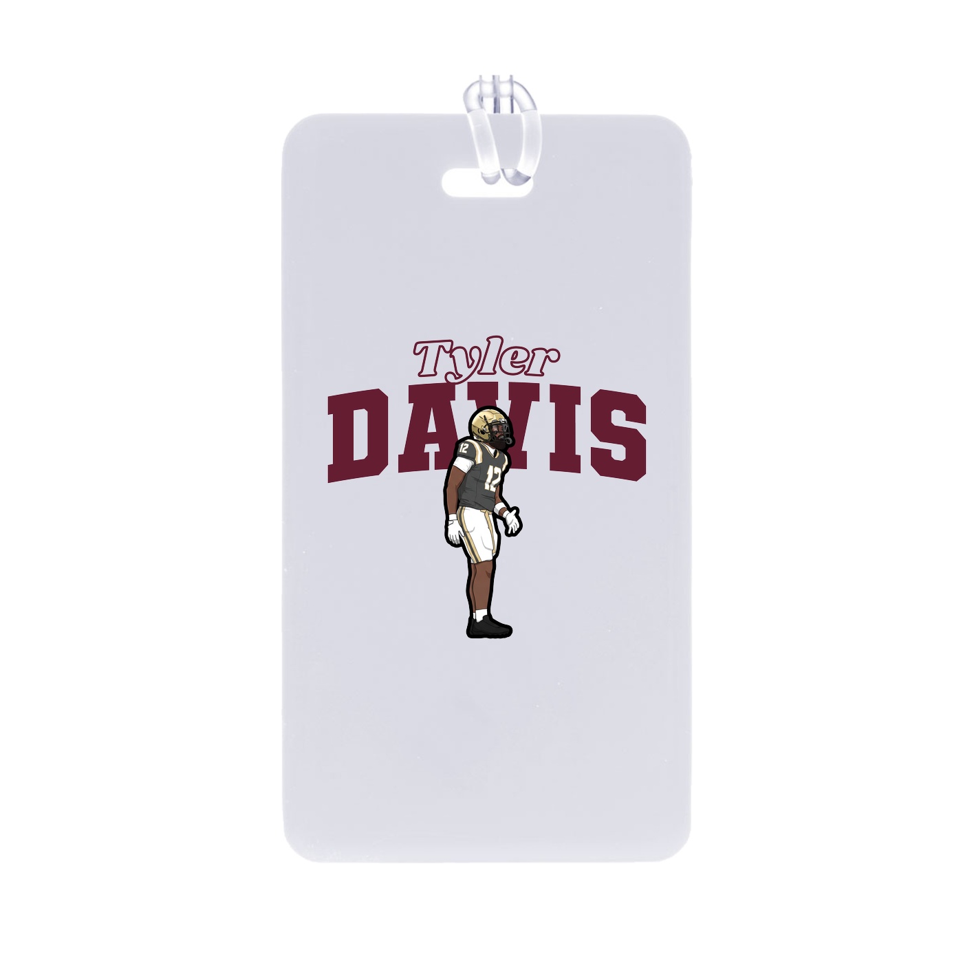 Bag Tag — Name Arch in Classic