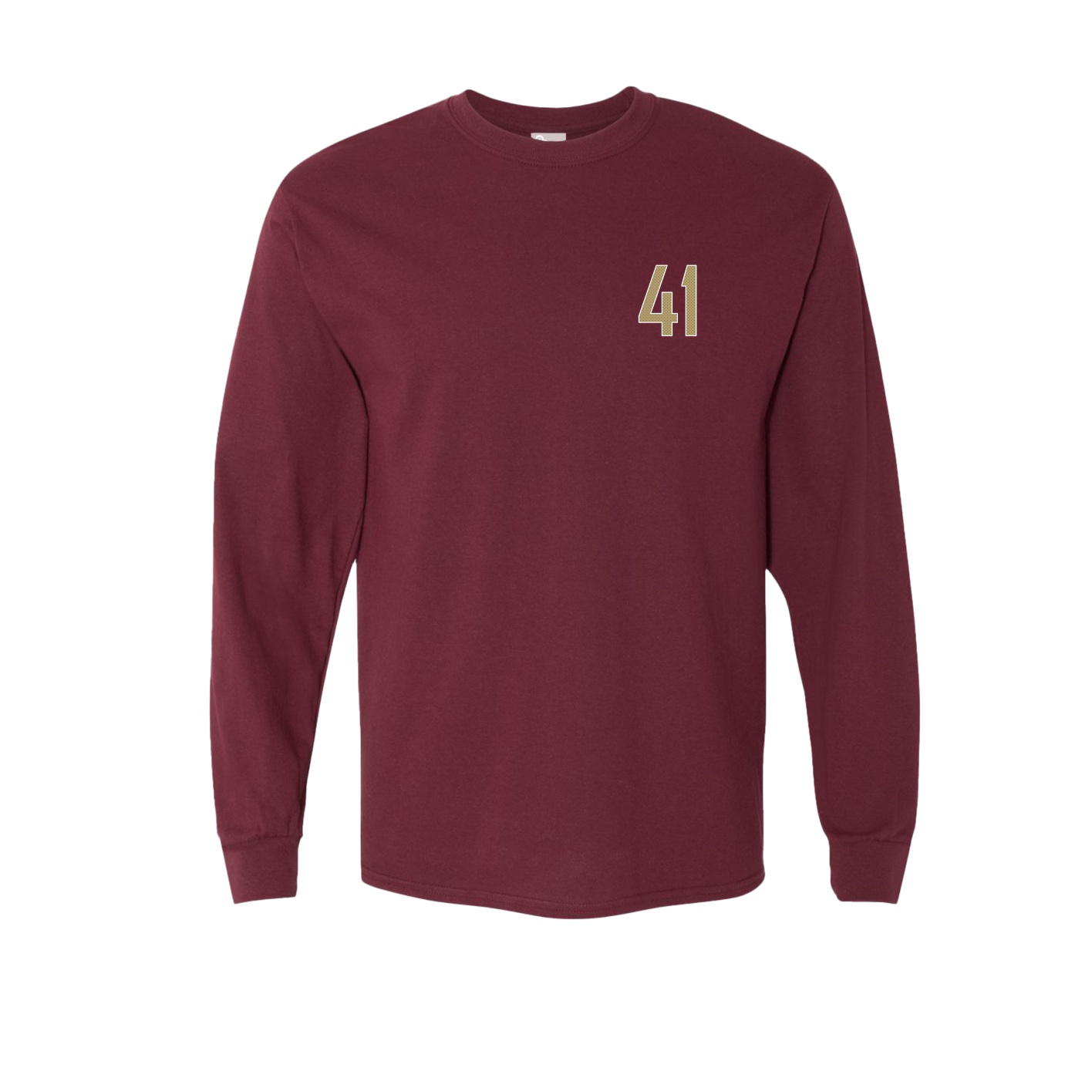 Long Sleeve Tee — Front Shirsy in Maroon