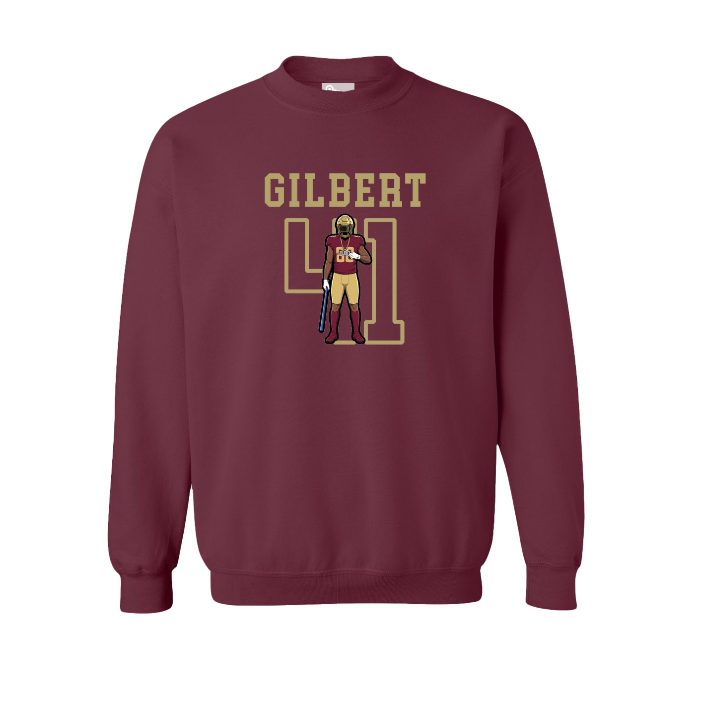 Fleece Crew — Shirsey in Maroon