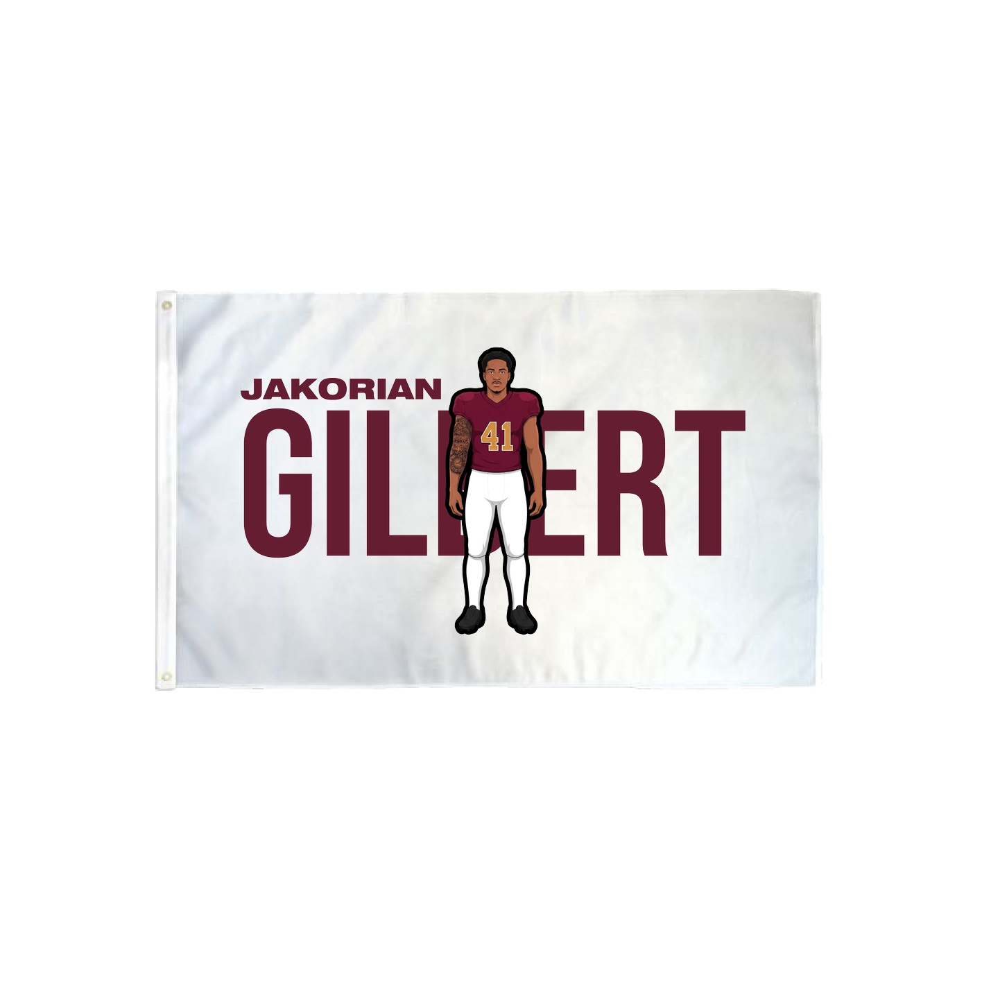 3x5 Flag — Player Name in Classic